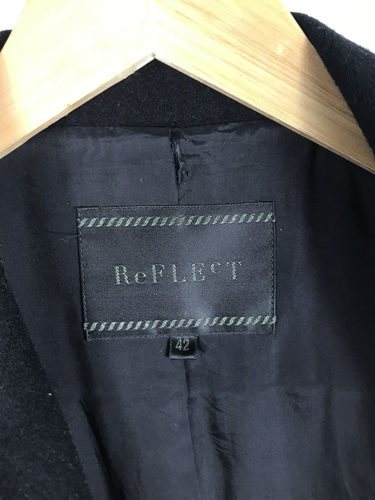 Designer × Japanese Brand × Vintage 🔥Reflect Wool Trench Coat Jacket Size M / US 6-8 / IT 42-44 - 9 Thumbnail