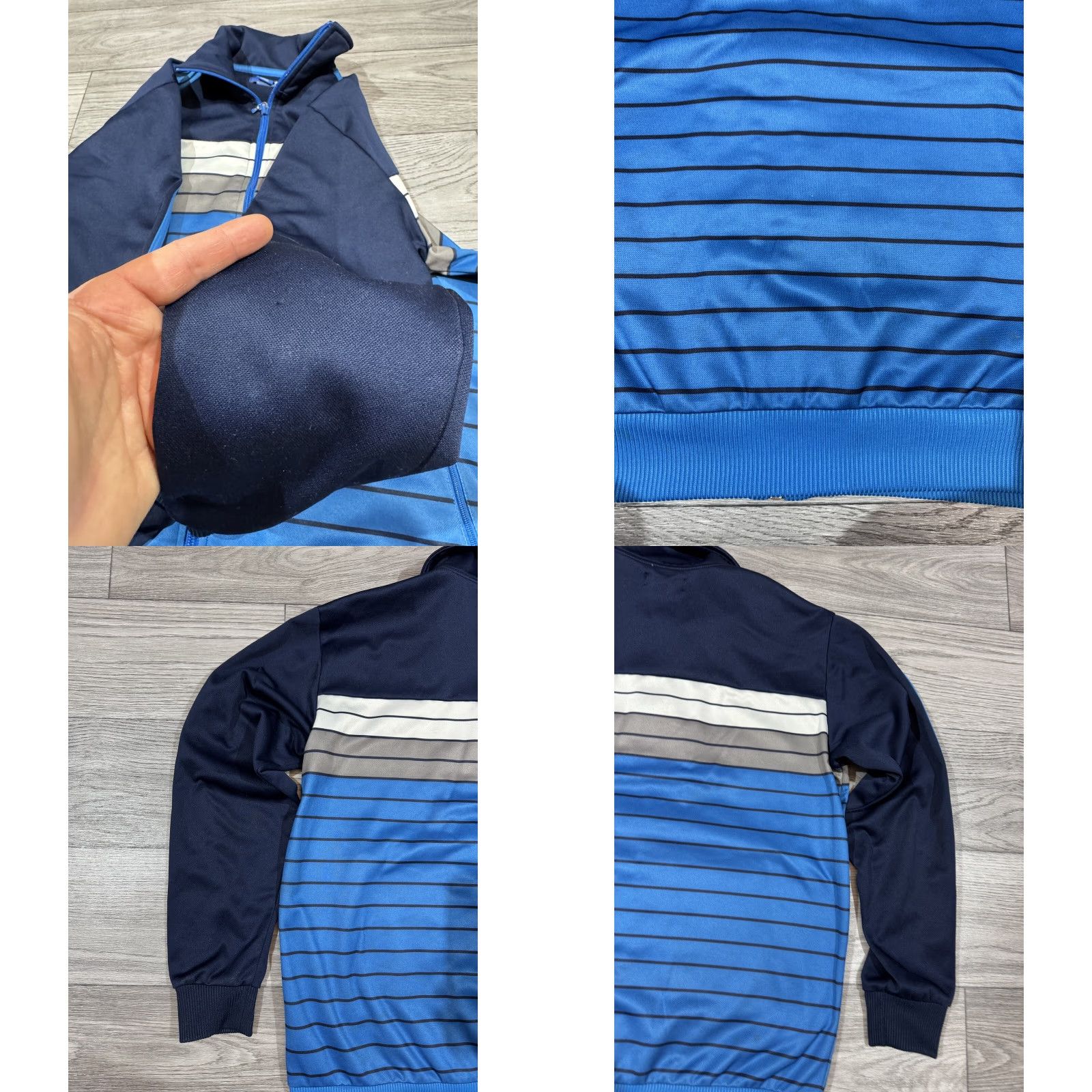 Adidas VINTAGE adidas Originals TT Retro Track Jacket M Blue Mens Track Jacket Retro 90s Size US M / EU 48-50 / 2 - 9 Thumbnail