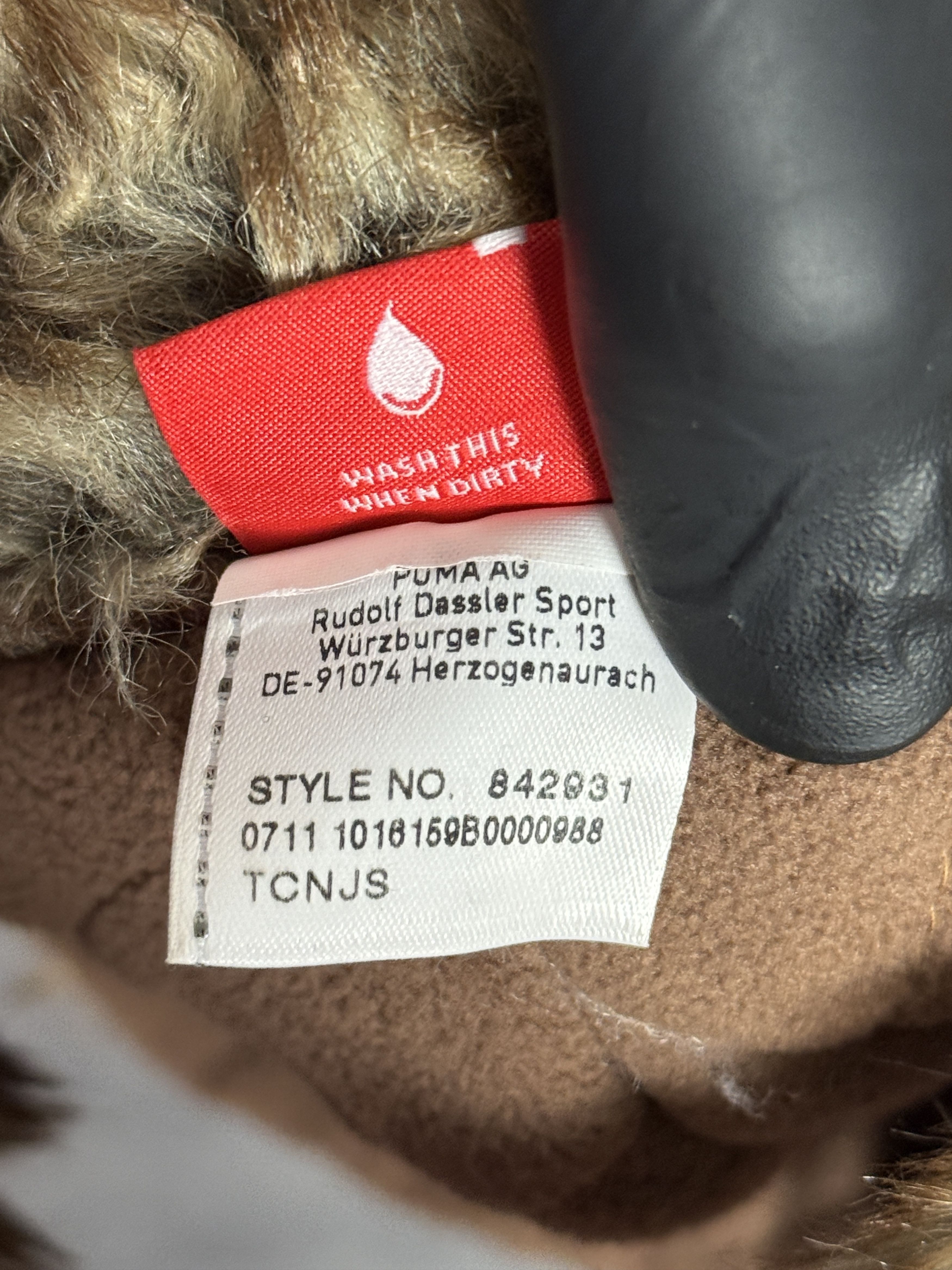 Puma Insulated Russian hat with fur ear flaps brown mini logo Size ONE SIZE - 8 Thumbnail