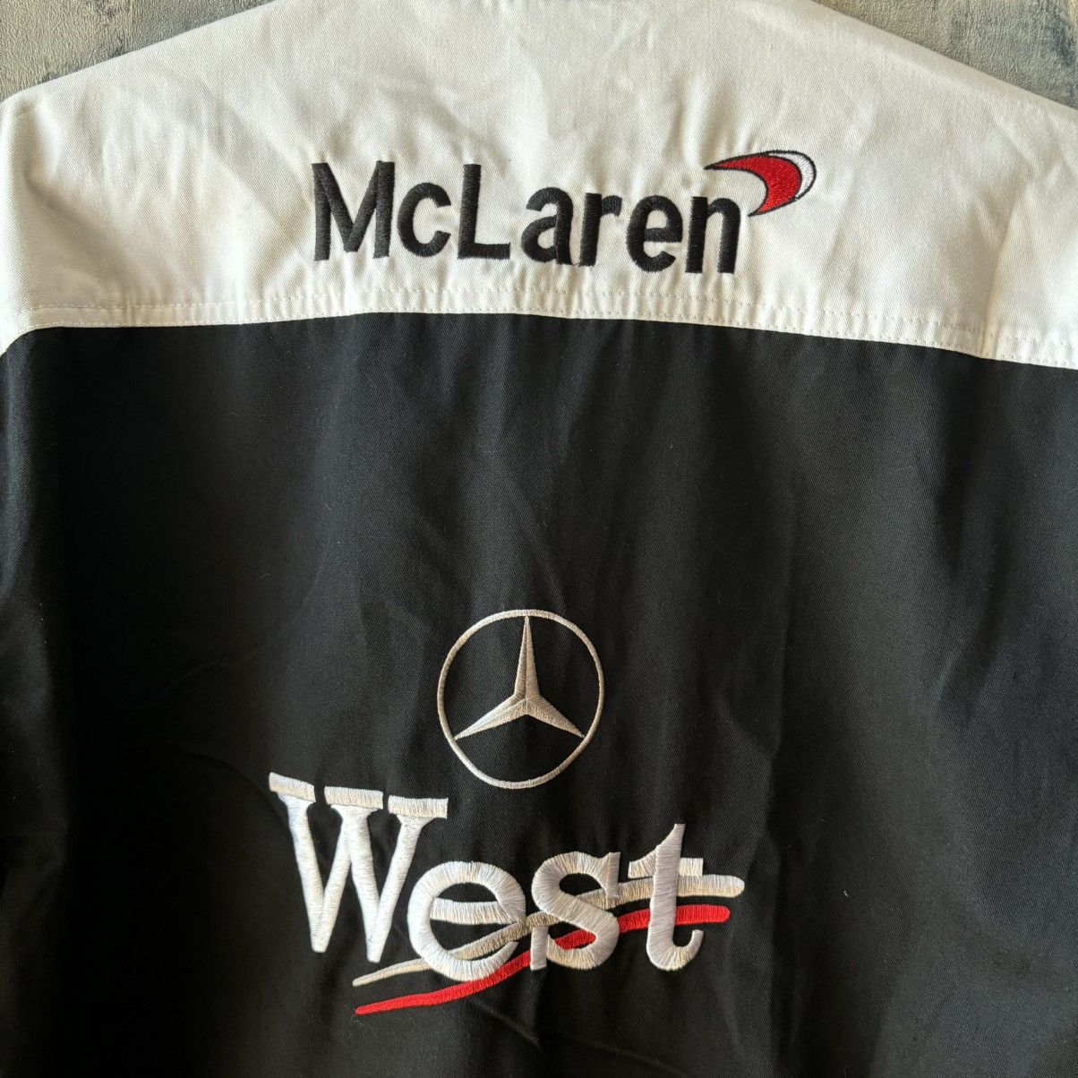 Mercedes-Benz × Vintage RARE❗️Vintage Mercedes Benz West McLaren Shirt Size US XL / EU 56 / 4 - 5 Thumbnail