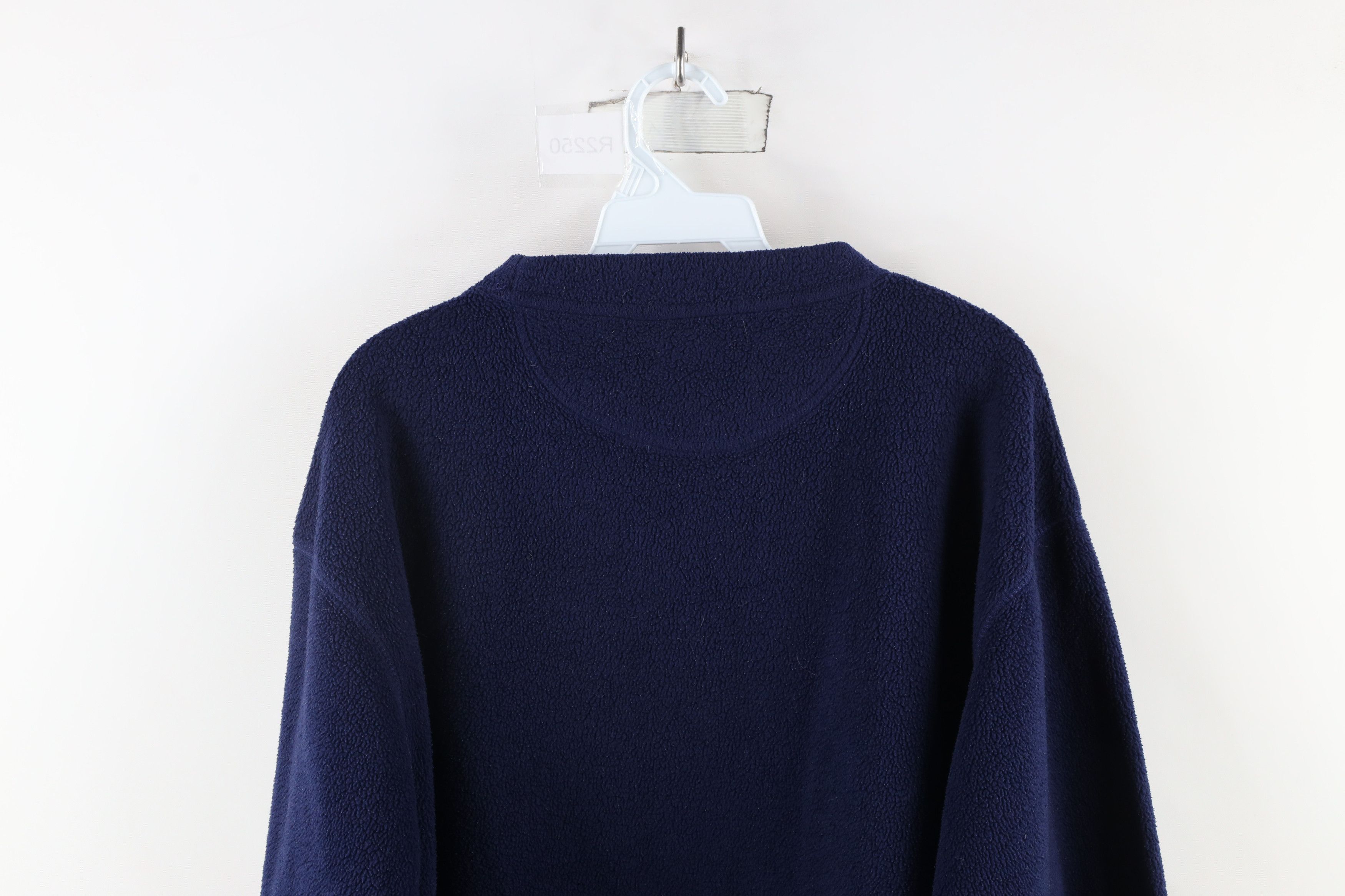 Vintage Vintage 90s University of Michigan Fleece Sweater Blue Size US L / EU 52-54 / 3 - 10 Thumbnail