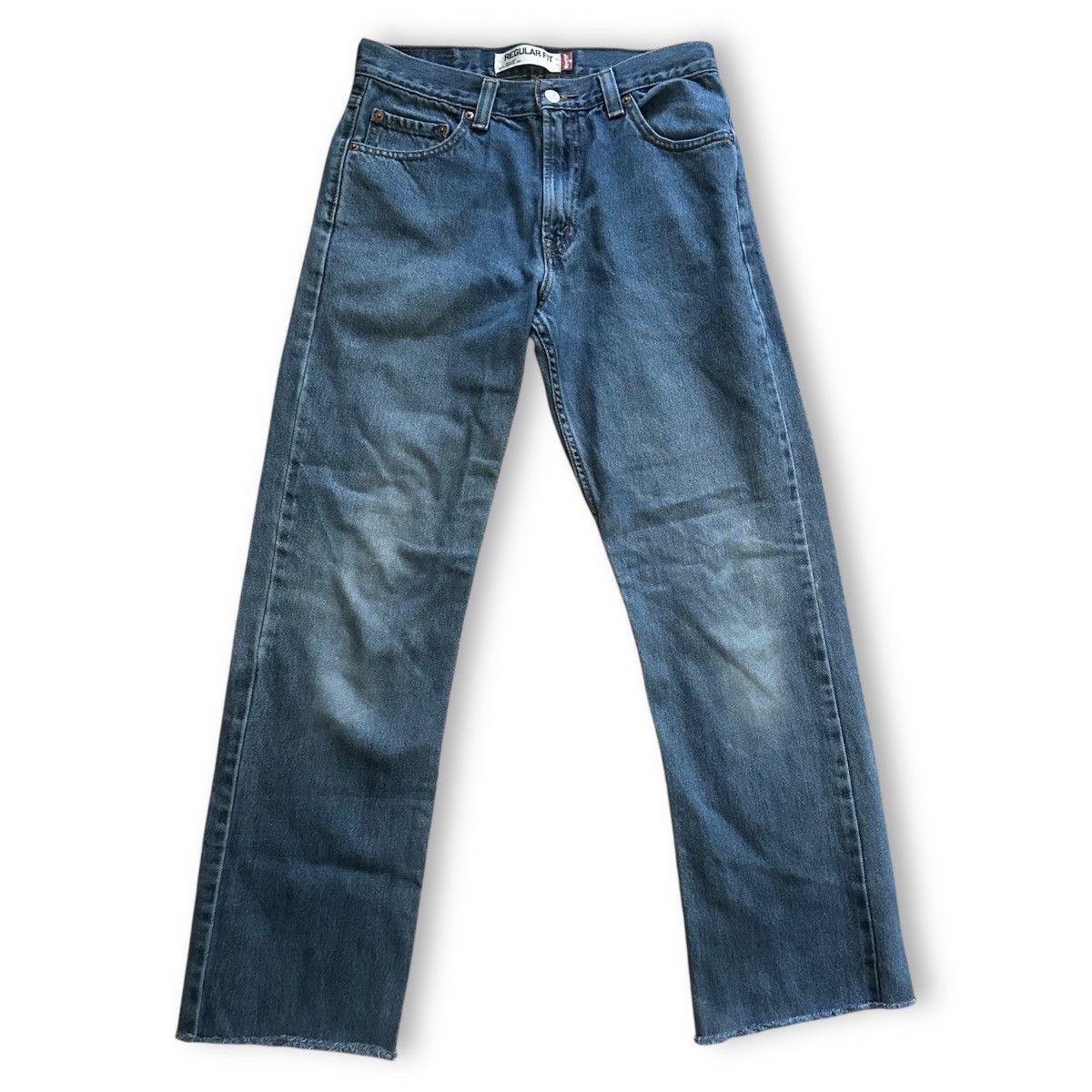 Levi's Vintage Y2K Levi’s 505 Regular Fit Cuttoff Jeans Medium Wash Size US 30 / EU 46 - 1 Thumbnail