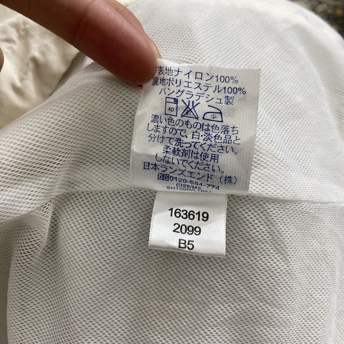 Lands' End Vintage LAND’S END Full Zipper White Bomber Jacket Size US M / EU 48-50 / 2 - 5 Thumbnail