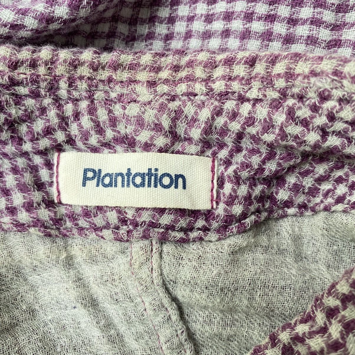 Issey Miyake Plantation Textured Check Shirt Size M / US 6-8 / IT 42-44 - 9 Thumbnail