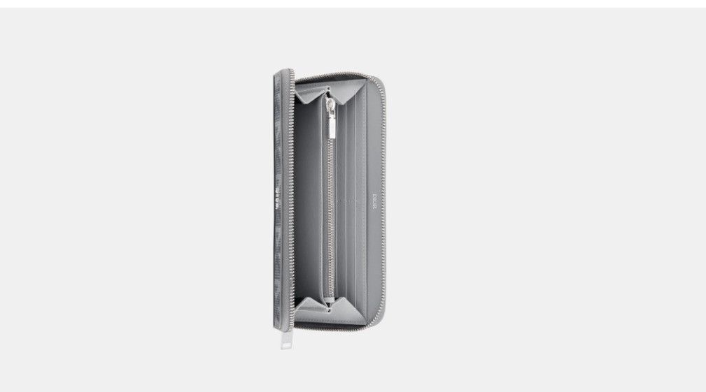 Dior o1w1db10325 2ESBC2 Size: OS / Zipped Long Wallet in Grey Size ONE SIZE - 3 Thumbnail
