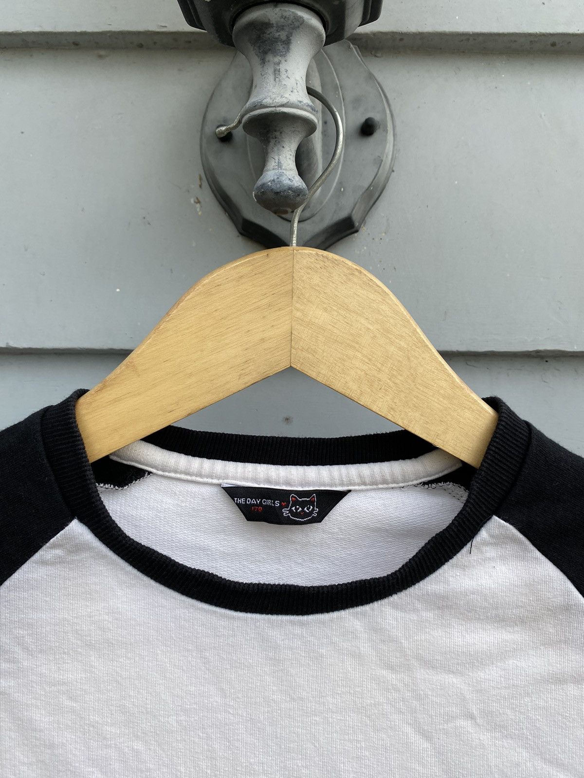 Japanese Brand The Day Girls Pizza Club Lover Cat Graphic Raglan Tshirt Size M / US 6-8 / IT 42-44 - 2 Thumbnail