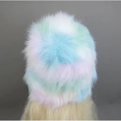 Other Soft Faux Fox Fur Beanies Hat Size ONE SIZE - 4 Thumbnail