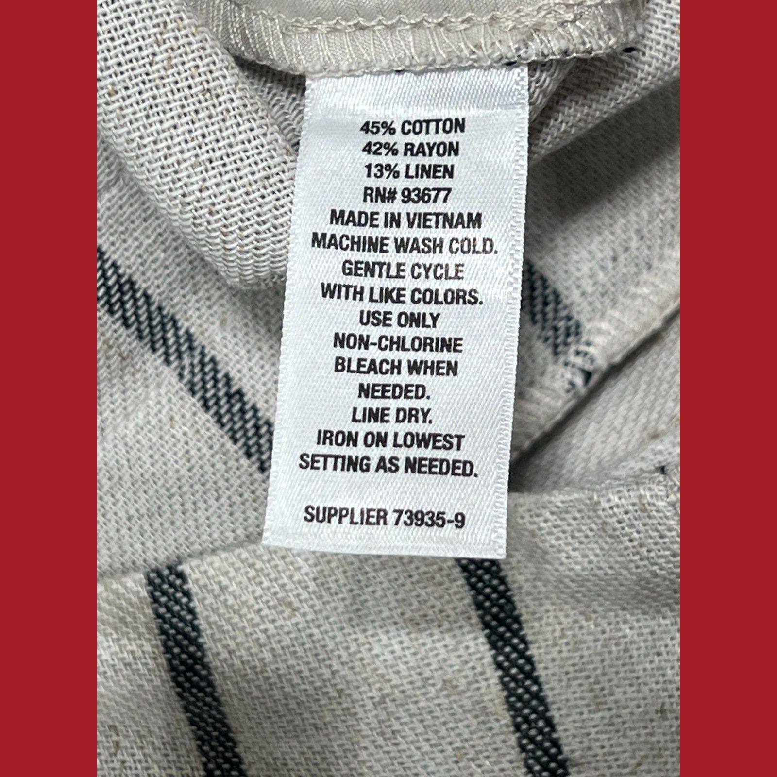 Worthington Worthington - Women's Striped Belted Shorts - Beige - 18 Size 40" / US 18 - 12 Thumbnail