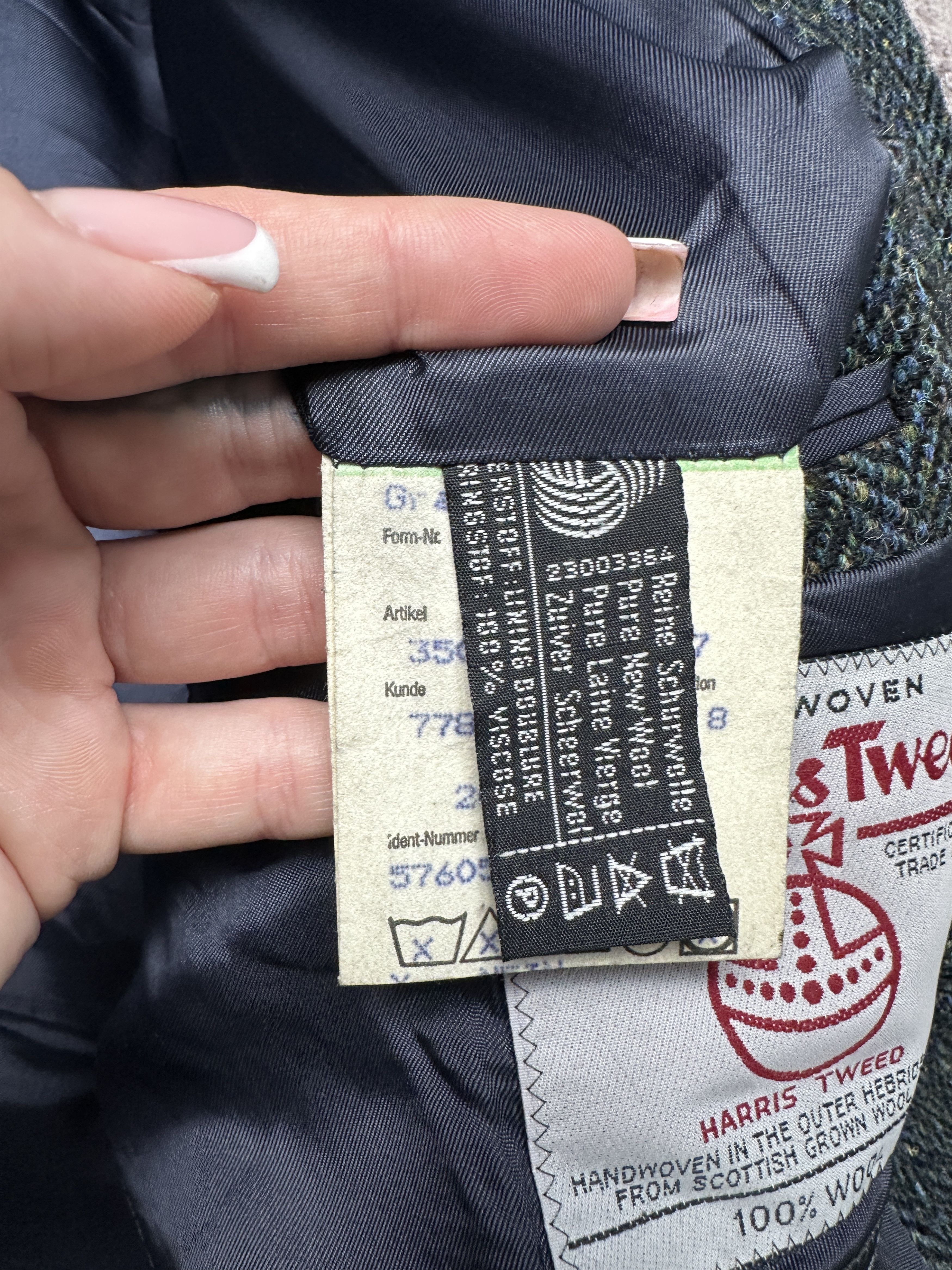 Harris Tweed Harris Tweed Vintage Mens Wool Blazer Jacket Size US XL / EU 56 / 4 - 4 Thumbnail