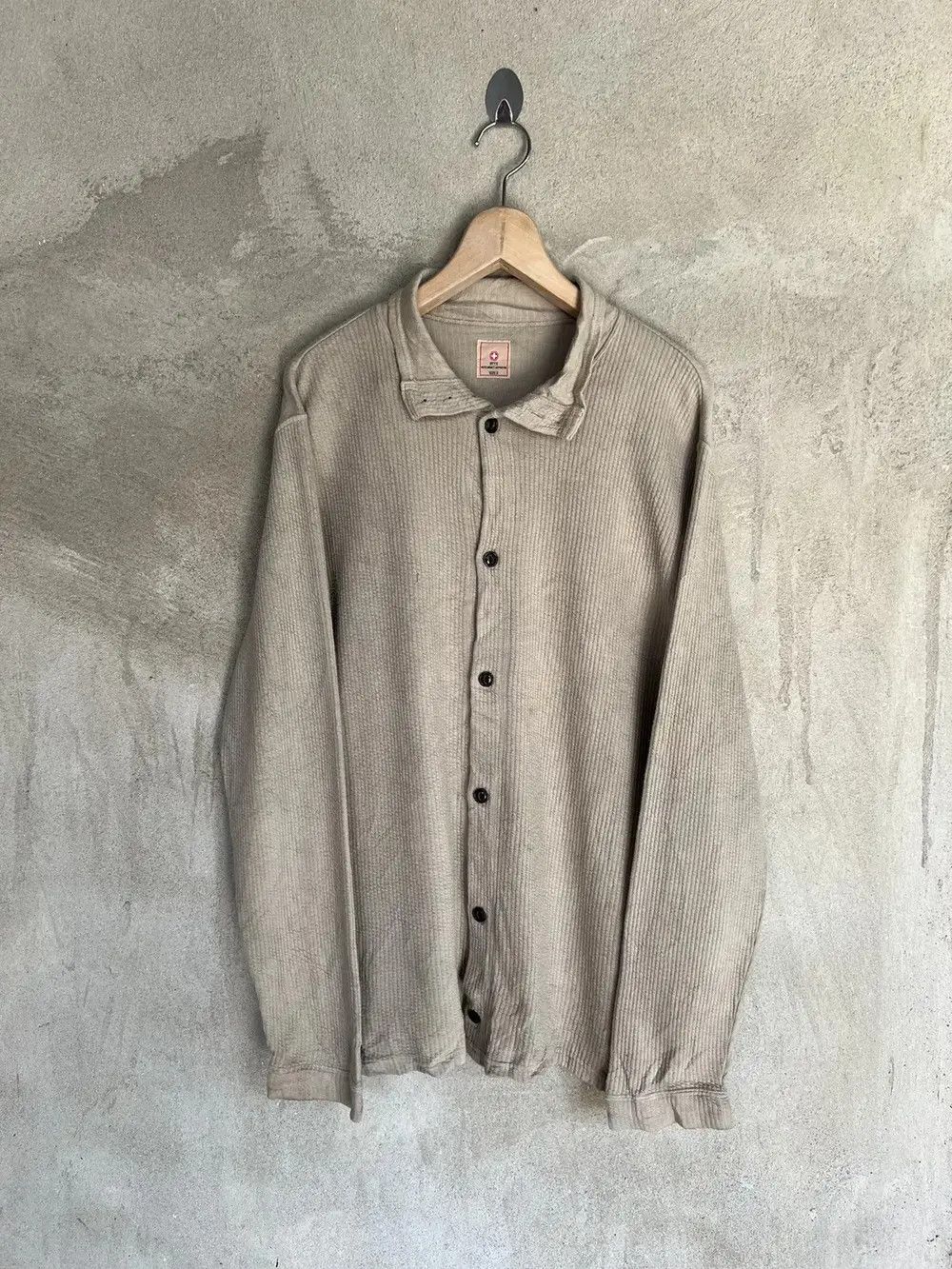 Japanese Brand Japanese Brand Nyte Corduroy Shirt Button Up Size US M / EU 48-50 / 2 - 2 Thumbnail