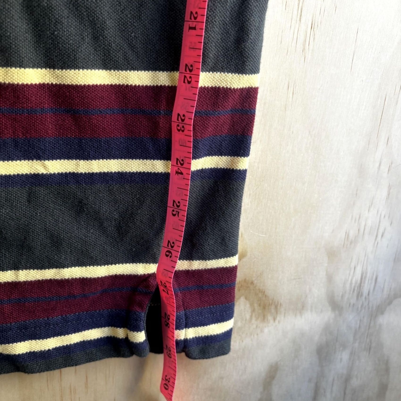 Nautica VINTAGE Nautica Polo Shirt Mens XL Gray Stripe Long Sleeve Casual Size US XL / EU 56 / 4 - 6 Thumbnail