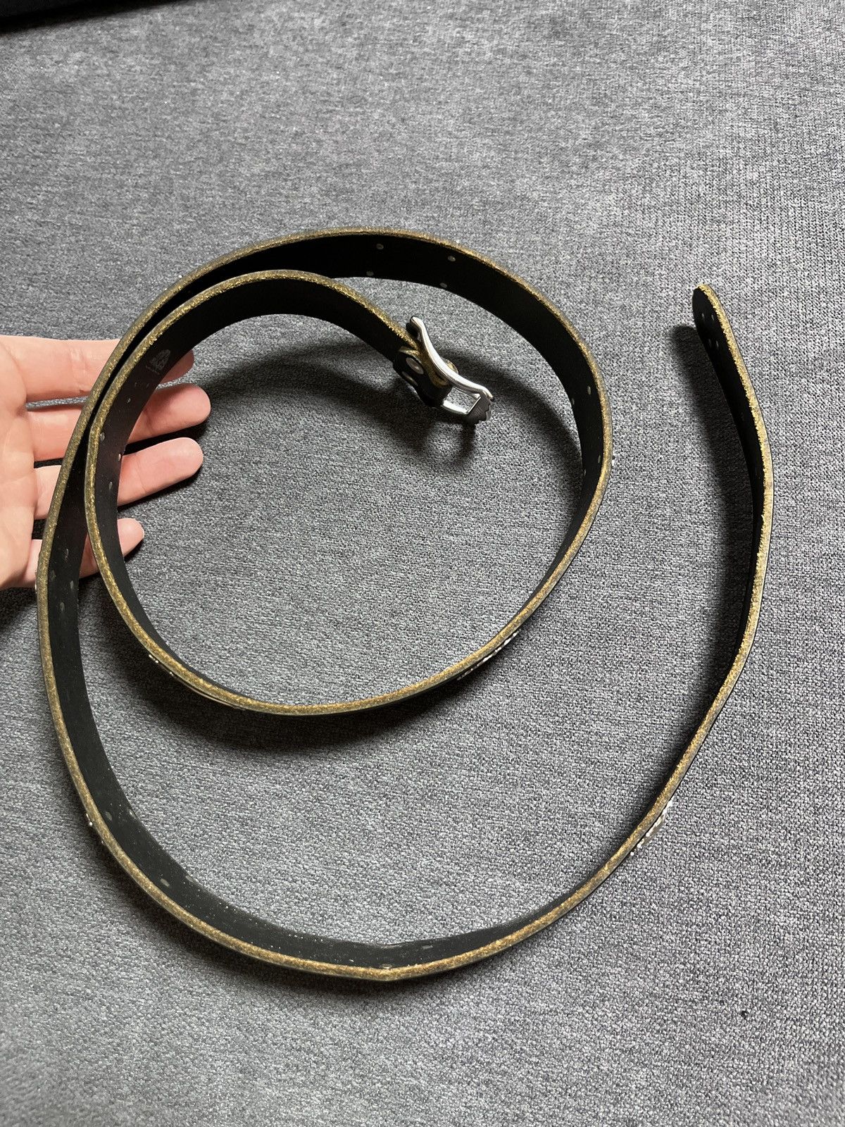 Cowboy Equipment × Vintage Etro Style Vintage Swiss Leather Cows Belt Size ONE SIZE - 8 Thumbnail