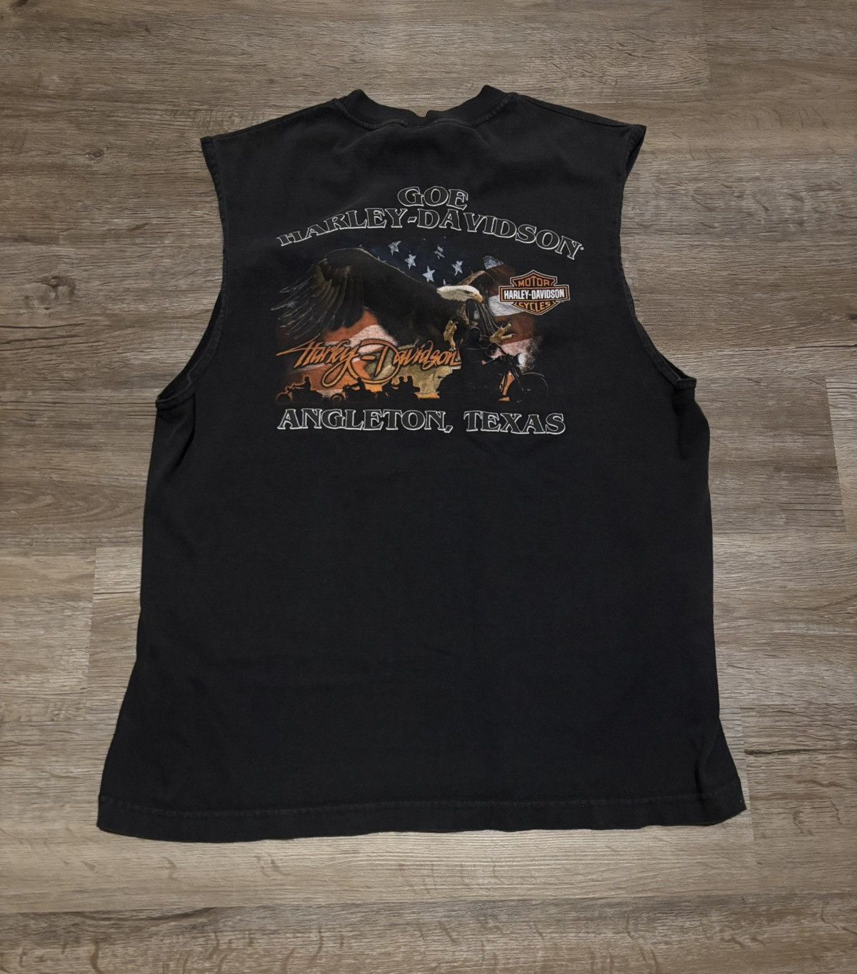 Harley Davidson Vintage Harley Sleeveless Tee Shirt Size US L / EU 52-54 / 3 - 2 Thumbnail