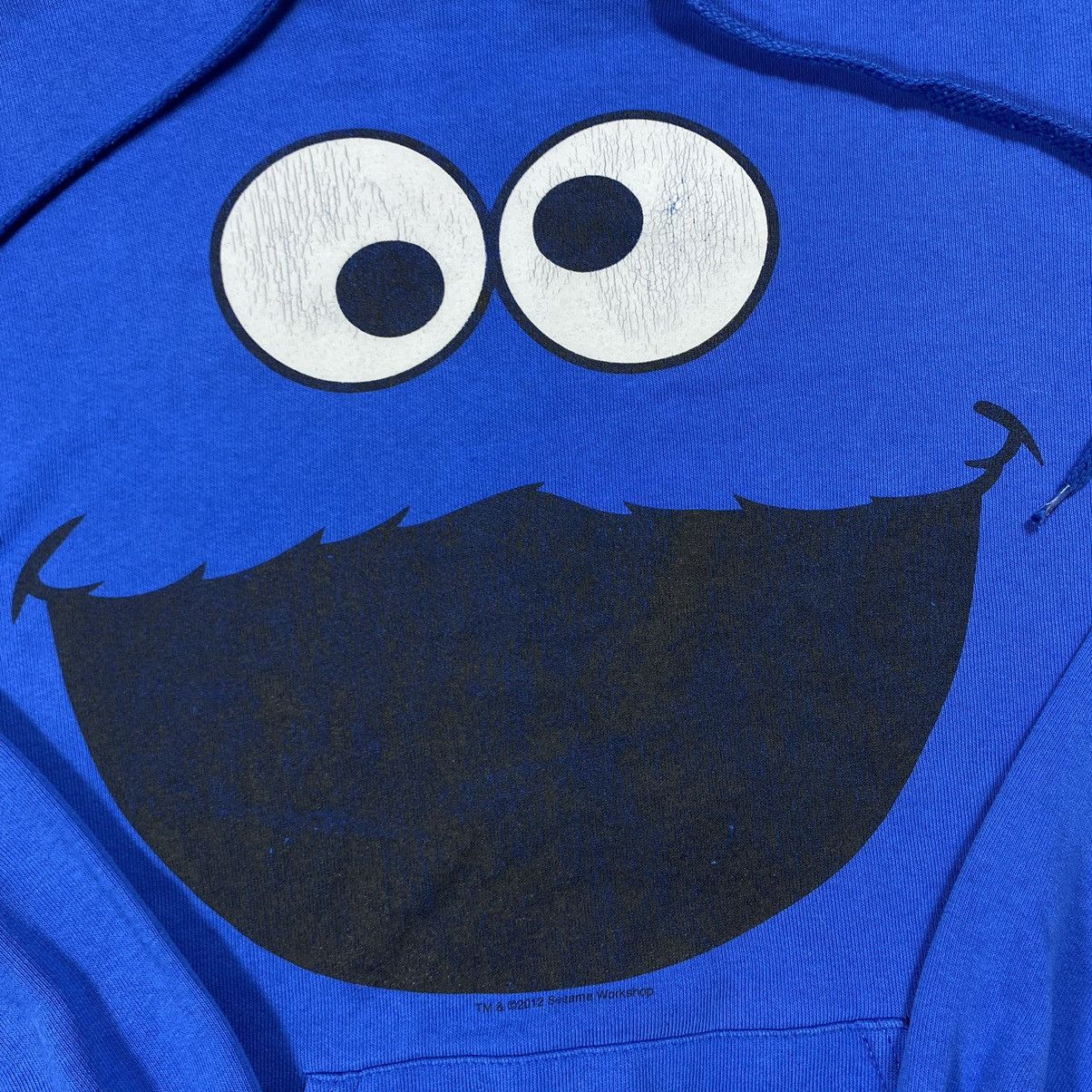 Cartoon Network VINTAGE 00s SESAME STREET COOKIE MONSTER AMAZING RARE HOODIE Size US L / EU 52-54 / 3 - 4 Thumbnail