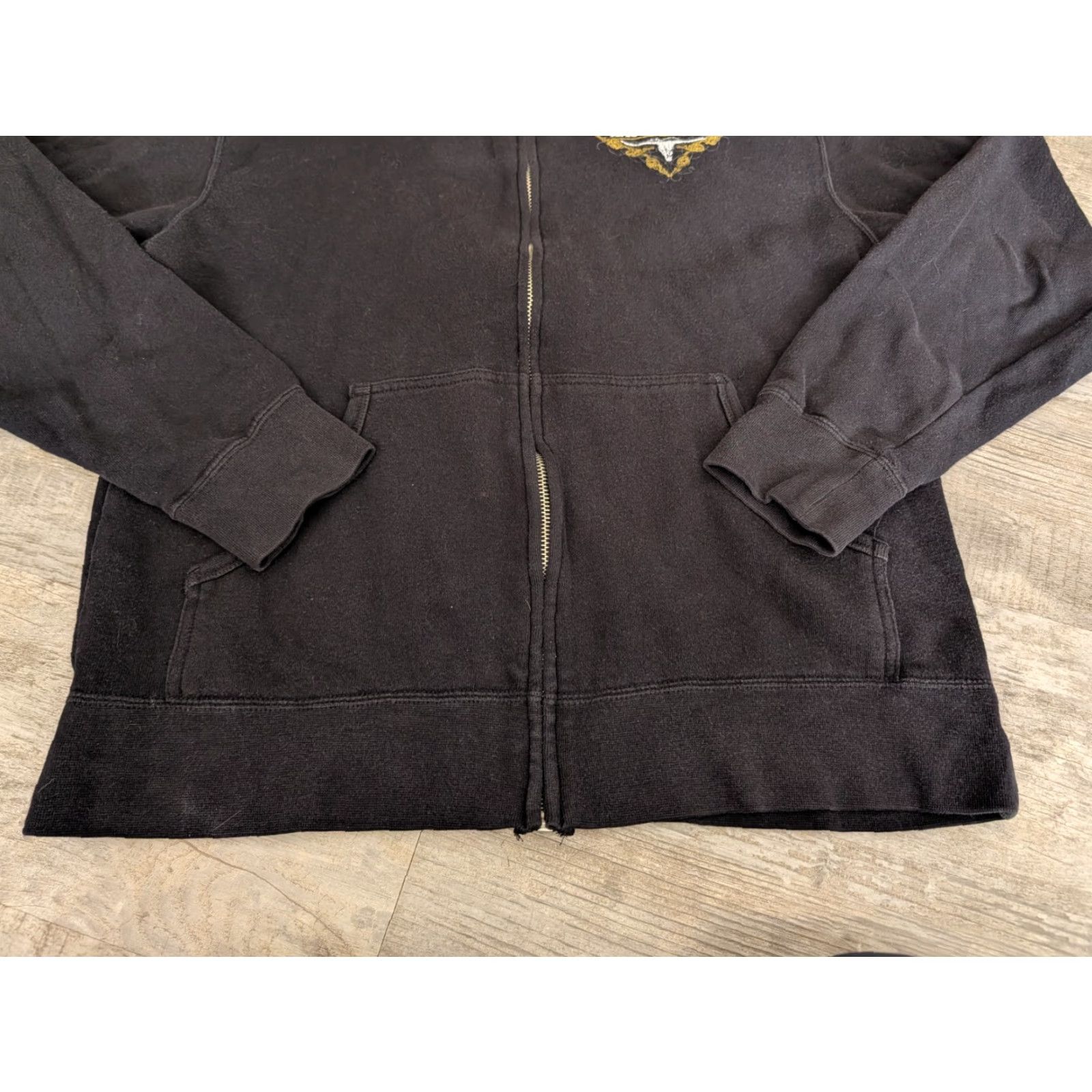 Brooks Brooks & Dunn Last Rodeo Full Zip Hoodie Jacket Black Size Small Adult Band Size US S / EU 44-46 / 1 - 2 Thumbnail