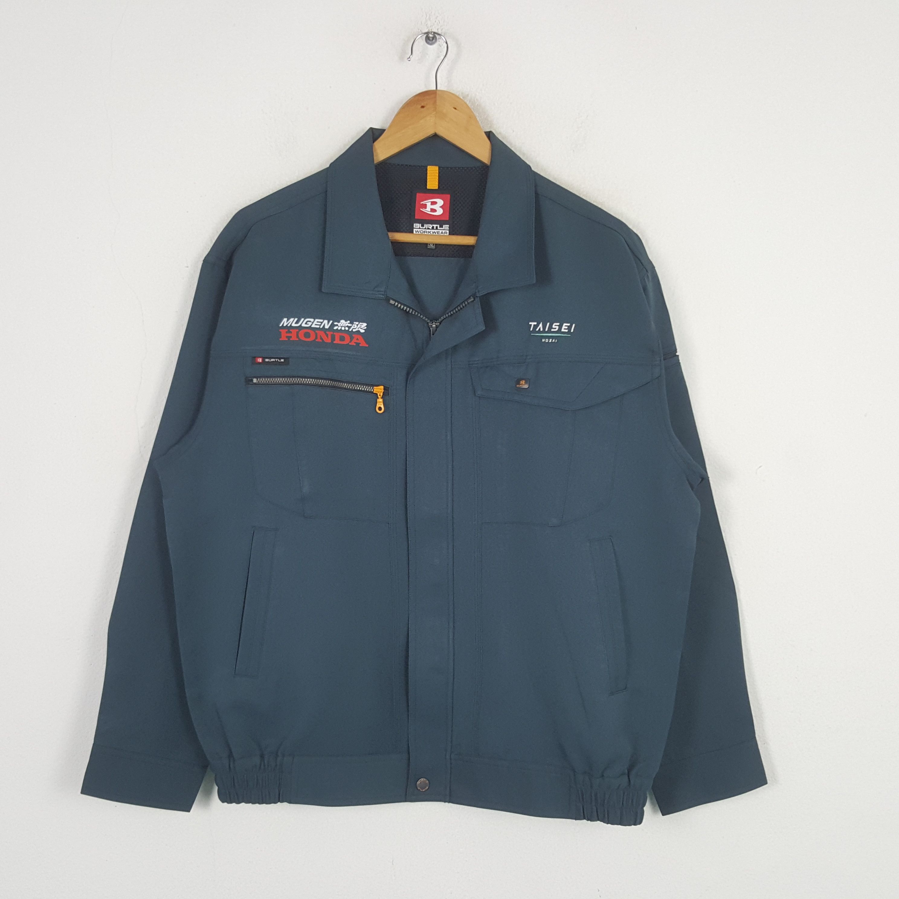 Honda × Vintage Vintage Mugen Honda Japanese Racing ChsyJacket C286N25 Size US L / EU 52-54 / 3 - 3 Thumbnail