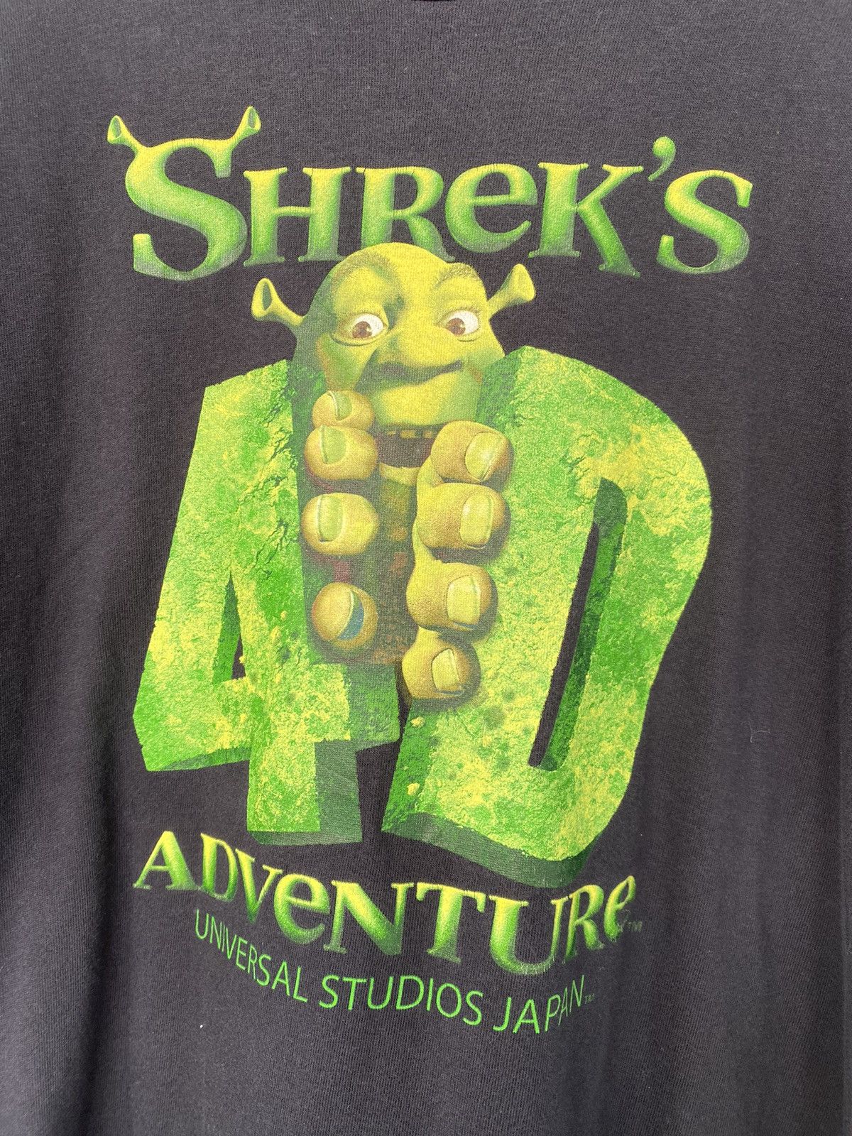 Cartoon Network × Universal Studios × Vintage Vintage Shrek's 4D American Movie Comedy Adventure Tee Size US L / EU 52-54 / 3 - 3 Thumbnail