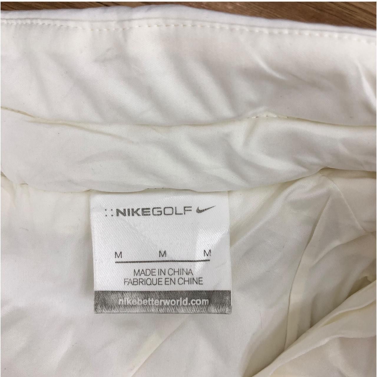 Nike NIKE GOLF SWOOSH Puffer White Windbreaker Jacket Bomber Size M / US 6-8 / IT 42-44 - 4 Thumbnail