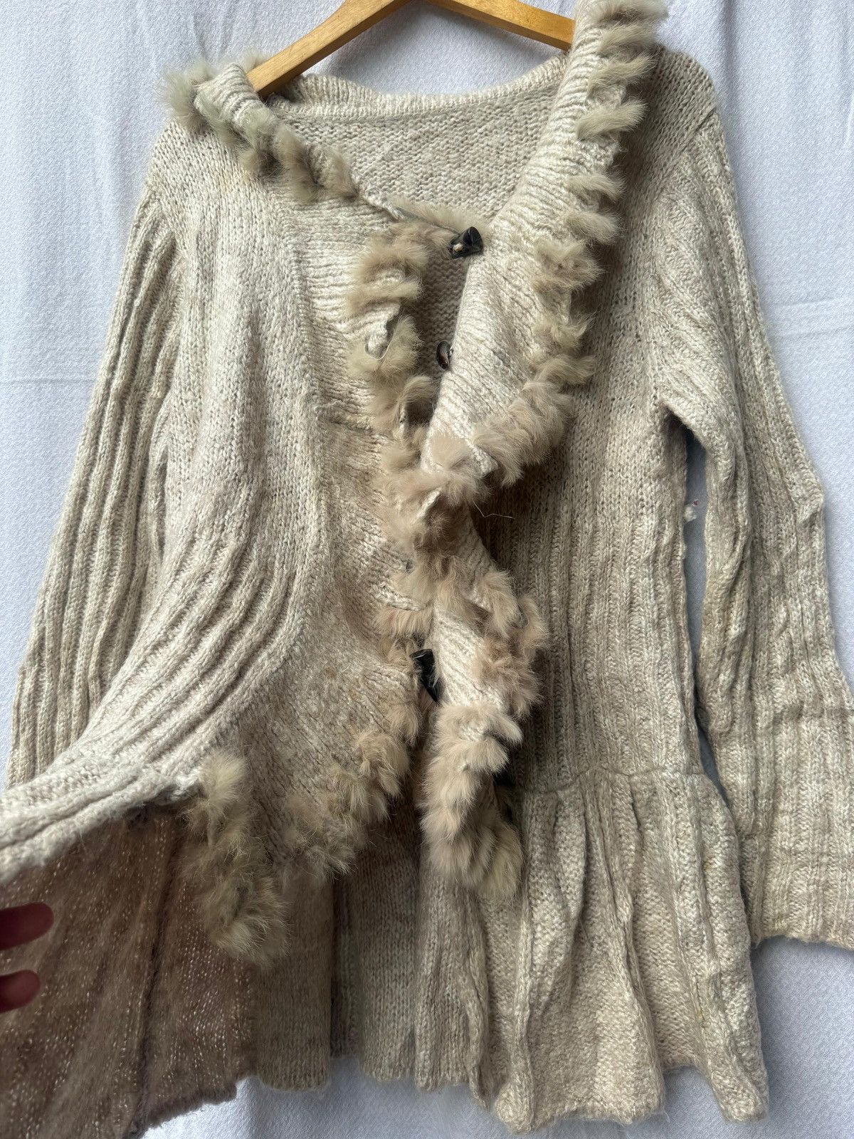Japanese Brand Fur cardigan japanese brand Size US M / EU 48-50 / 2 - 3 Thumbnail