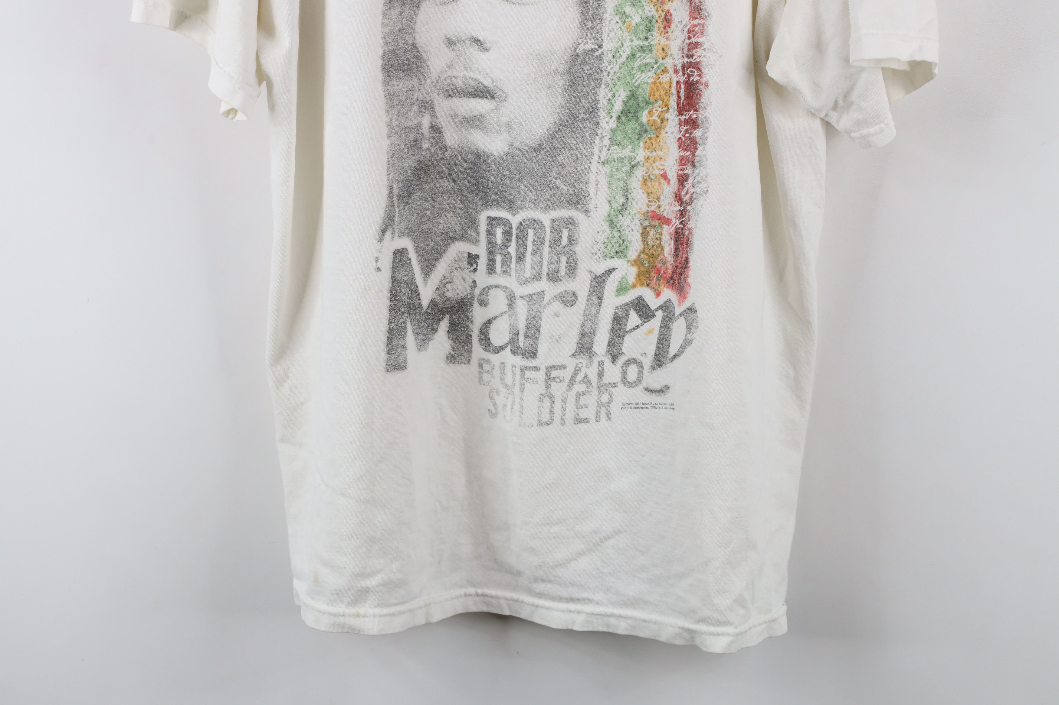 Vintage Vintage Y2K Streetwear Bob Marley Buffalo Soldier T-Shirt Size US XL / EU 56 / 4 - 3 Thumbnail