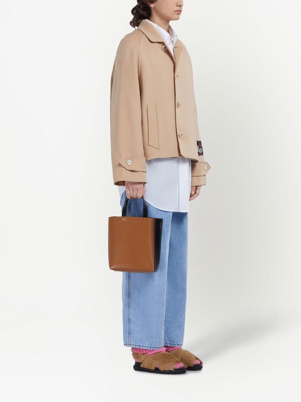 Marni o1y1025 Coat in Camel Size XS / US 0-2 / IT 36-38 - 2 Thumbnail