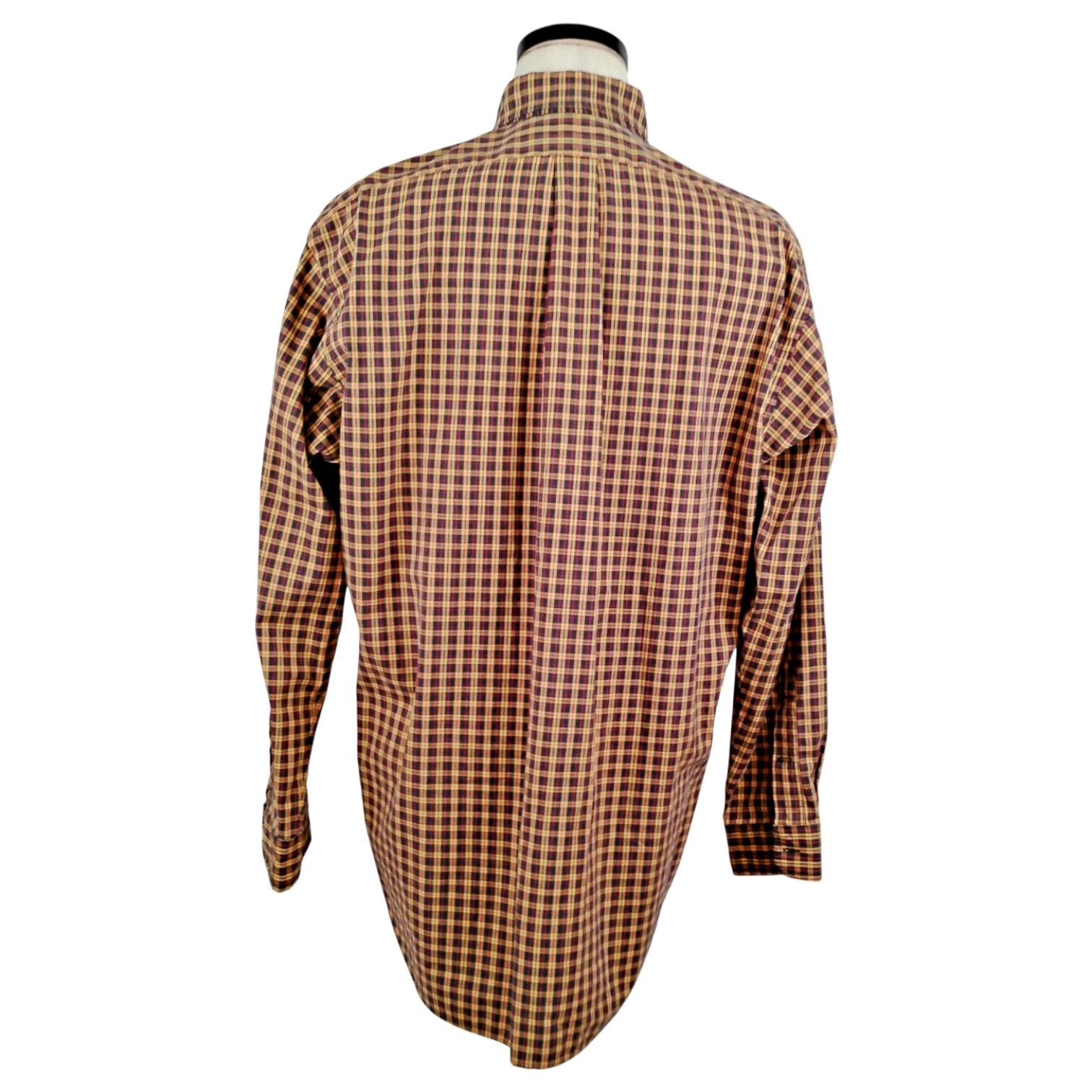 Ralph Lauren Ralph Lauren Yellow Plaid Cotton Big Shirt Button Down Size US M / EU 48-50 / 2 - 3 Thumbnail