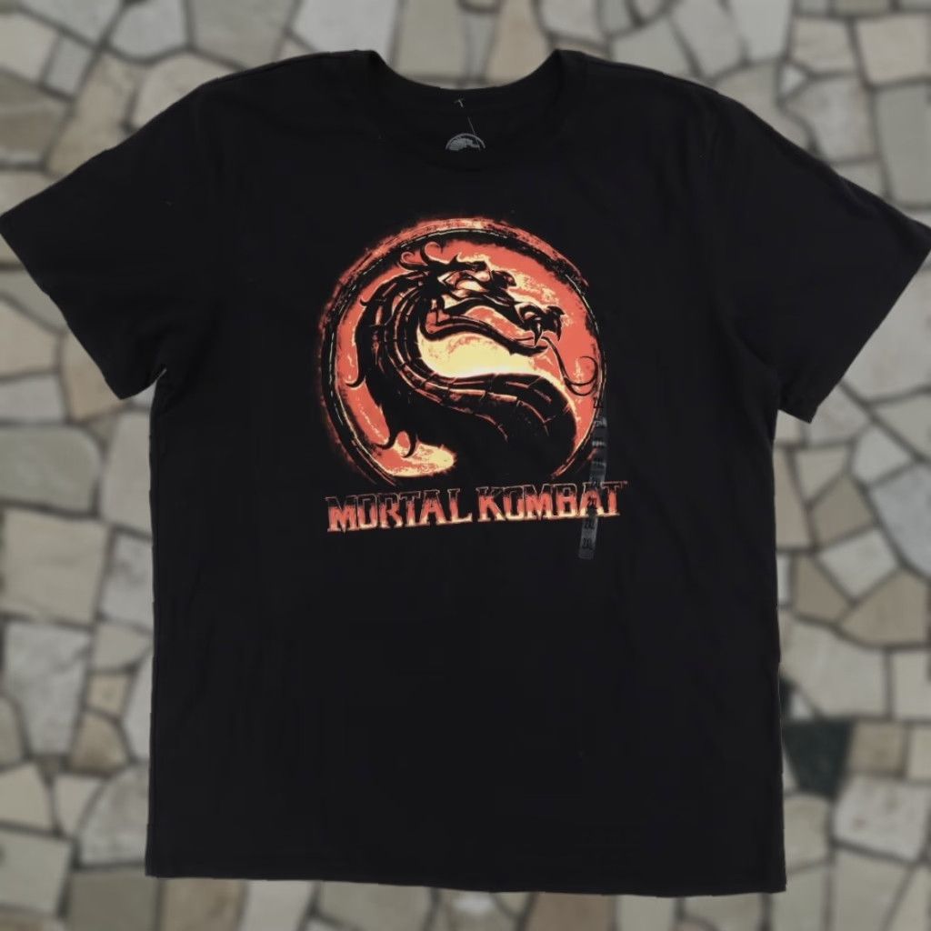 Vintage Mortal Kombat Graphic Solid T-Shirt Black Men's 2X Shirt Men 2X Mortal Kombat Graphic Solid T-Shirt Black Mens 2X Size US XXL / EU 58 / 5 - 1 Thumbnail