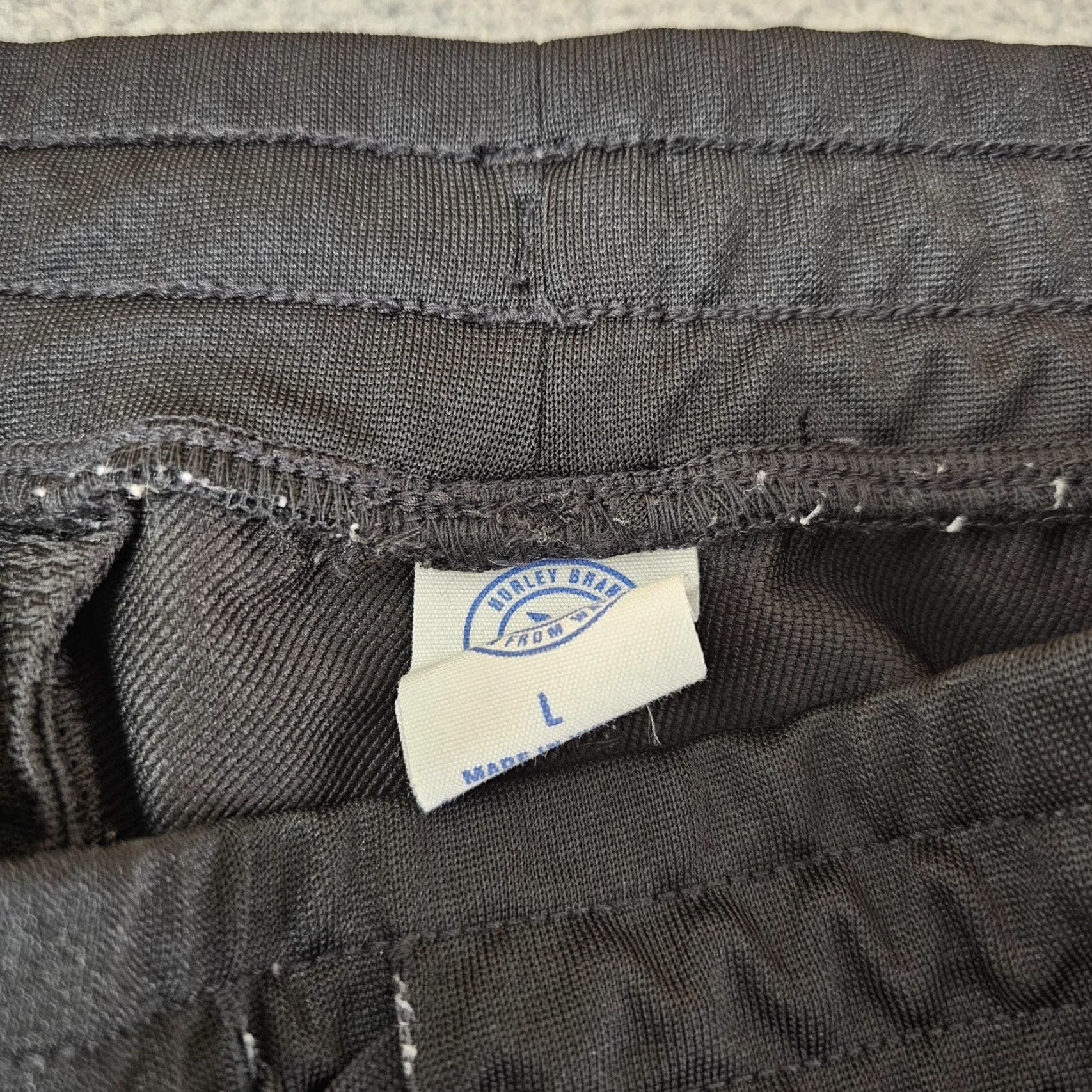 Hurley Hurley Pants Mens Large Black Athletic Joggers Drawstring Stretch HFA23SMB-07255 Size US 33 - 3 Thumbnail