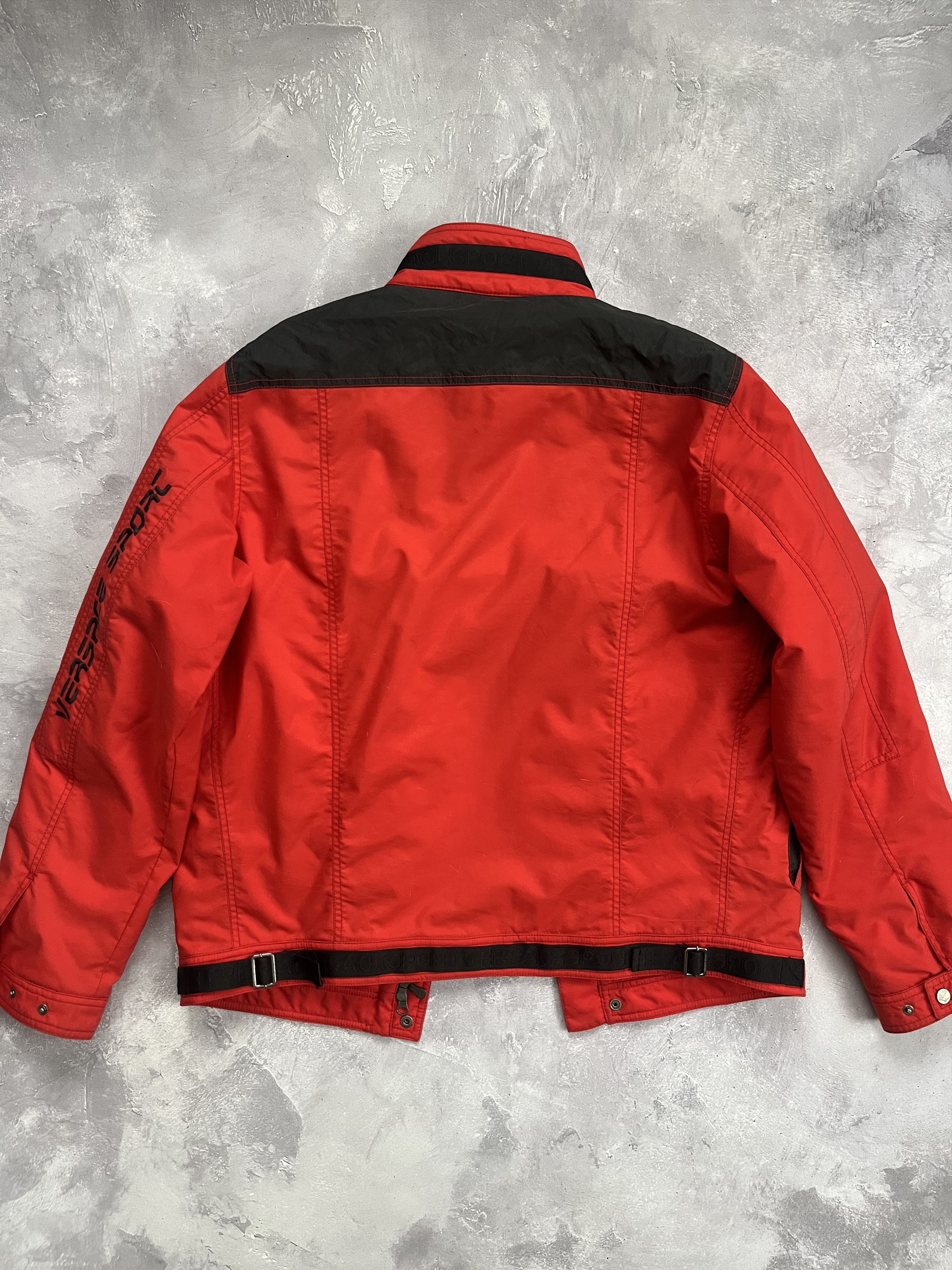 Versace Vintage Versace Sport Diaplex Biker Jacket Style Red Logo Size US L / EU 52-54 / 3 - 4 Thumbnail