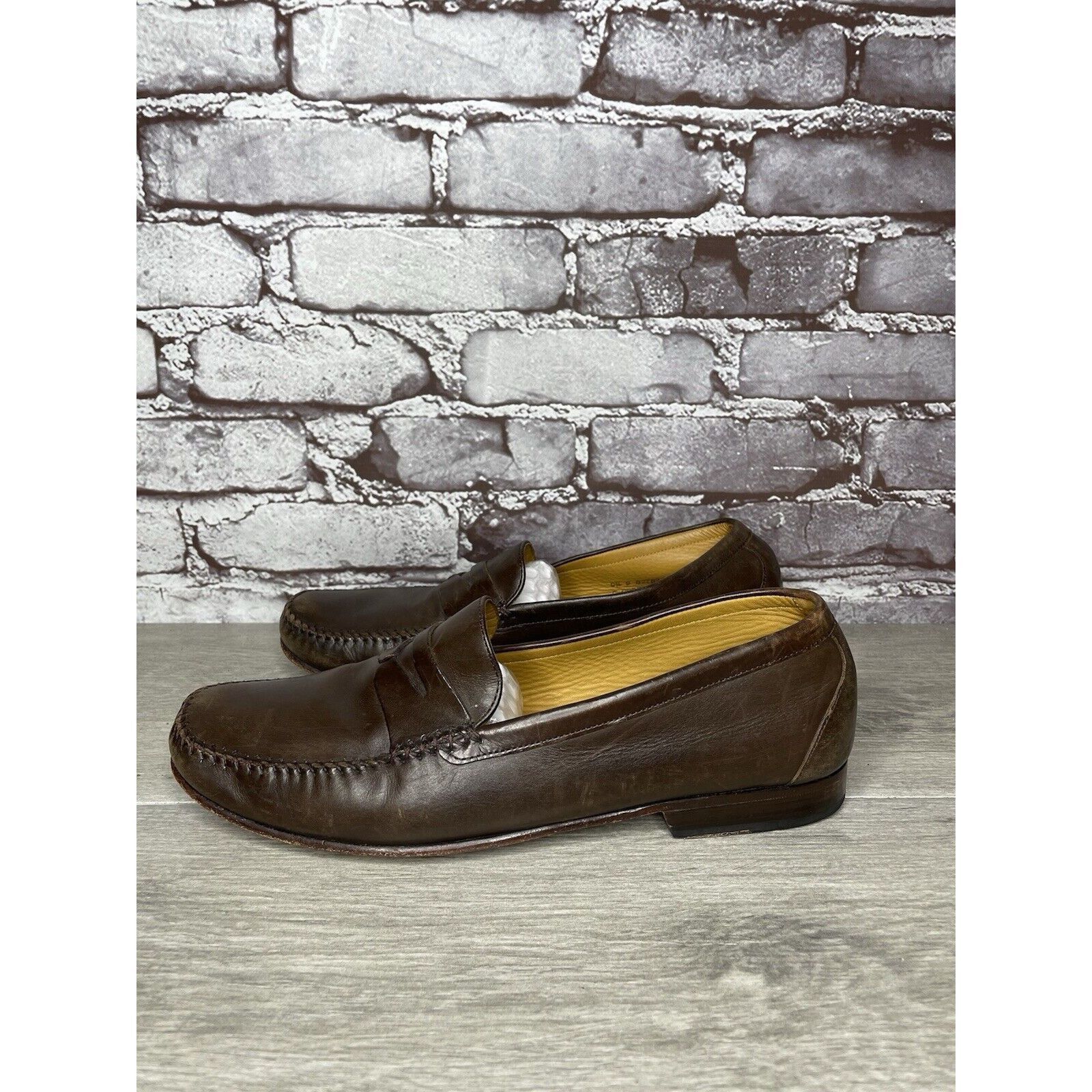 Cole Haan Cole Haan Resort Penny Loafer Men's Sz 9.5D Brown Leather Mo Size US 9.5 / EU 42-43 - 15 Thumbnail