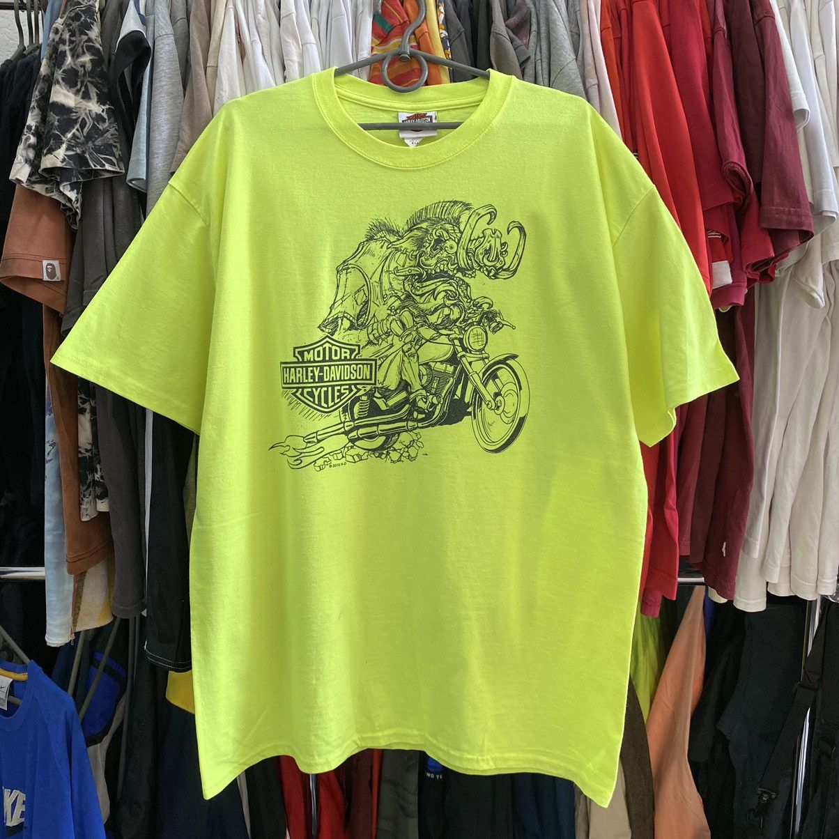 Band Tees Vintage Harley Davidson 2012 Big Graphic logo rock band tee Size US XL / EU 56 / 4 - 1 Thumbnail