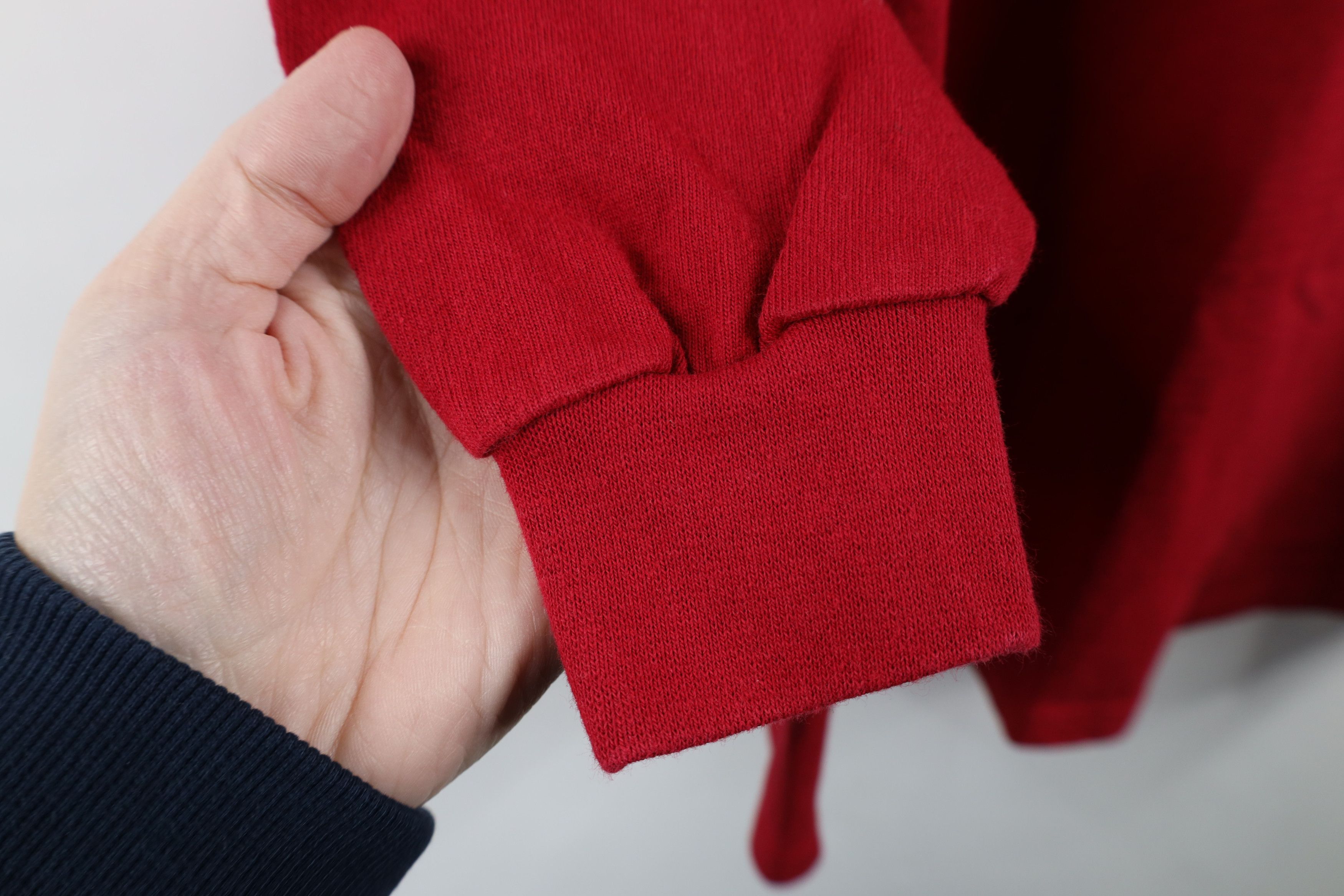 Vintage Vintage 90s Streetwear Turtleneck T-Shirt Red Cotton USA Size US M / EU 48-50 / 2 - 6 Thumbnail