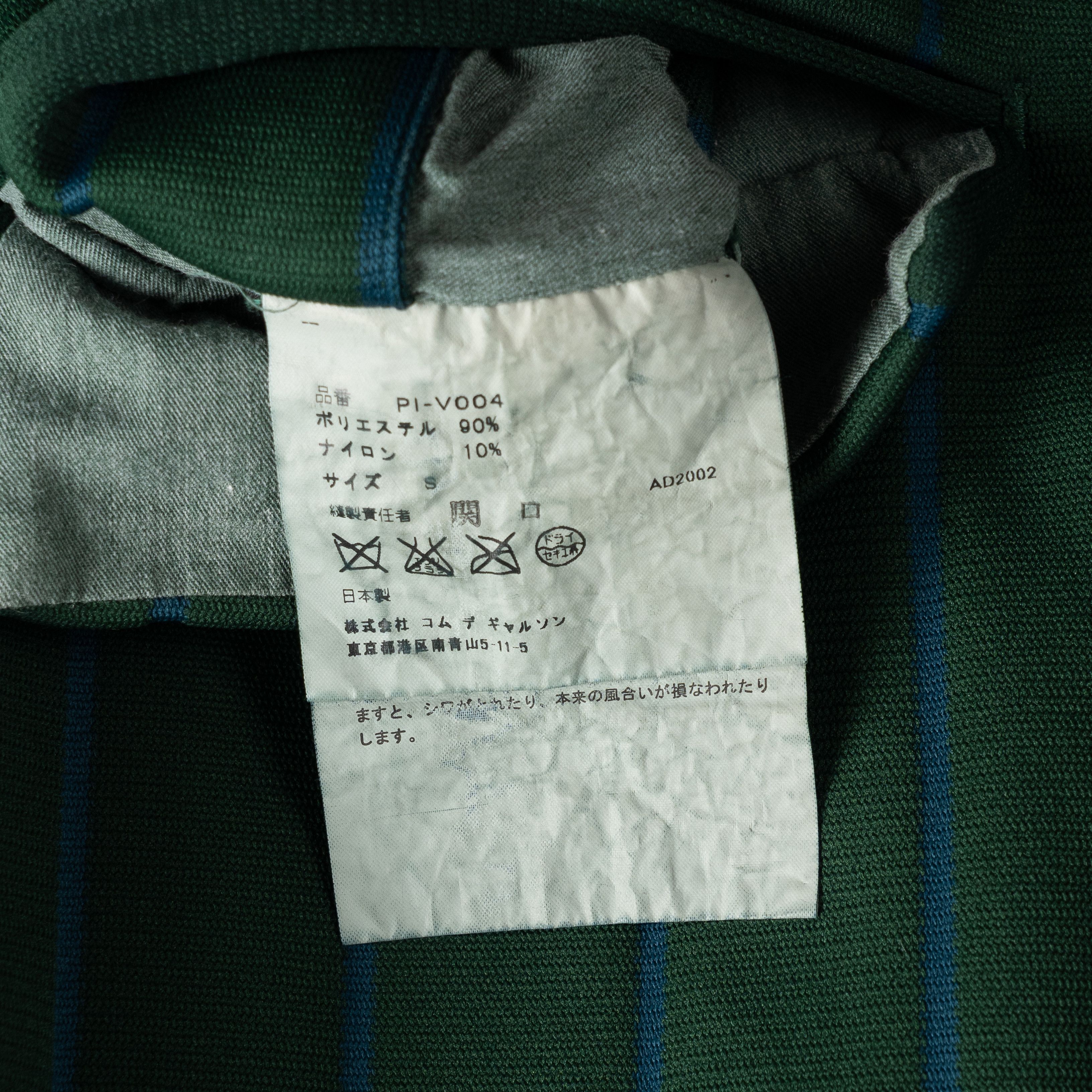 Comme des Garcons Homme Plus Comme Des Garçons Homme Plus SS2003 Striped Vest Green Size US S / EU 44-46 / 1 - 13 Thumbnail