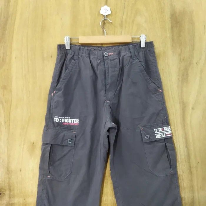 Japanese Brand TP FIGHTER GREY CARGO PANTS Size US 28 / EU 44 - 2 Thumbnail