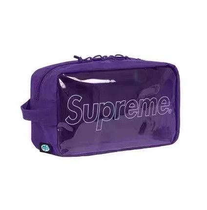 Supreme Supreme FW18 Purple Transparent Toiletry/Cosmetic Bag BNWT Size ONE SIZE - 1 Thumbnail