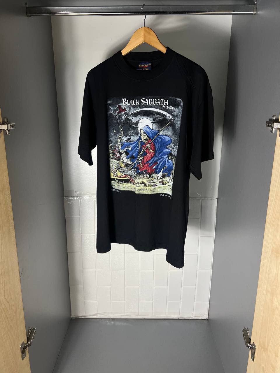 Band Tees VINTAGE BLACK SABBATH BROCKUM 1995 ROCK T-SHIRT TOUR Y2K Size US XL / EU 56 / 4 - 5 Thumbnail