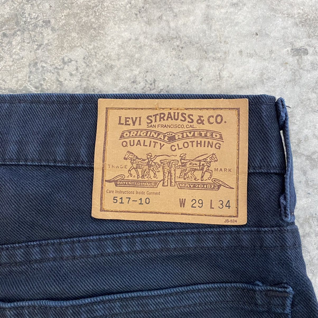 Levi's × Vintage Size 28x28.5 Vintage 1996 Levis 517 Black Flared Jeans Size US 28 / EU 44 - 18 Thumbnail