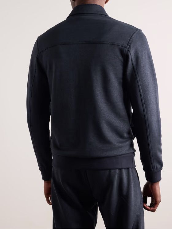 Loro Piana o1w1db10225 Bomber Jacket in Navy Blue Size US L / EU 52-54 / 3 - 4 Thumbnail