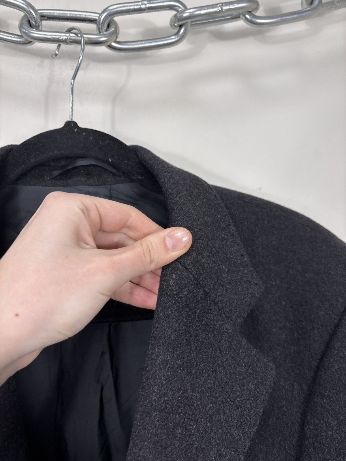 Other Duetz Men’s Charcoal Grey Tessile d’Oro Cashmere Overcoat Size US M / EU 48-50 / 2 - 14 Thumbnail