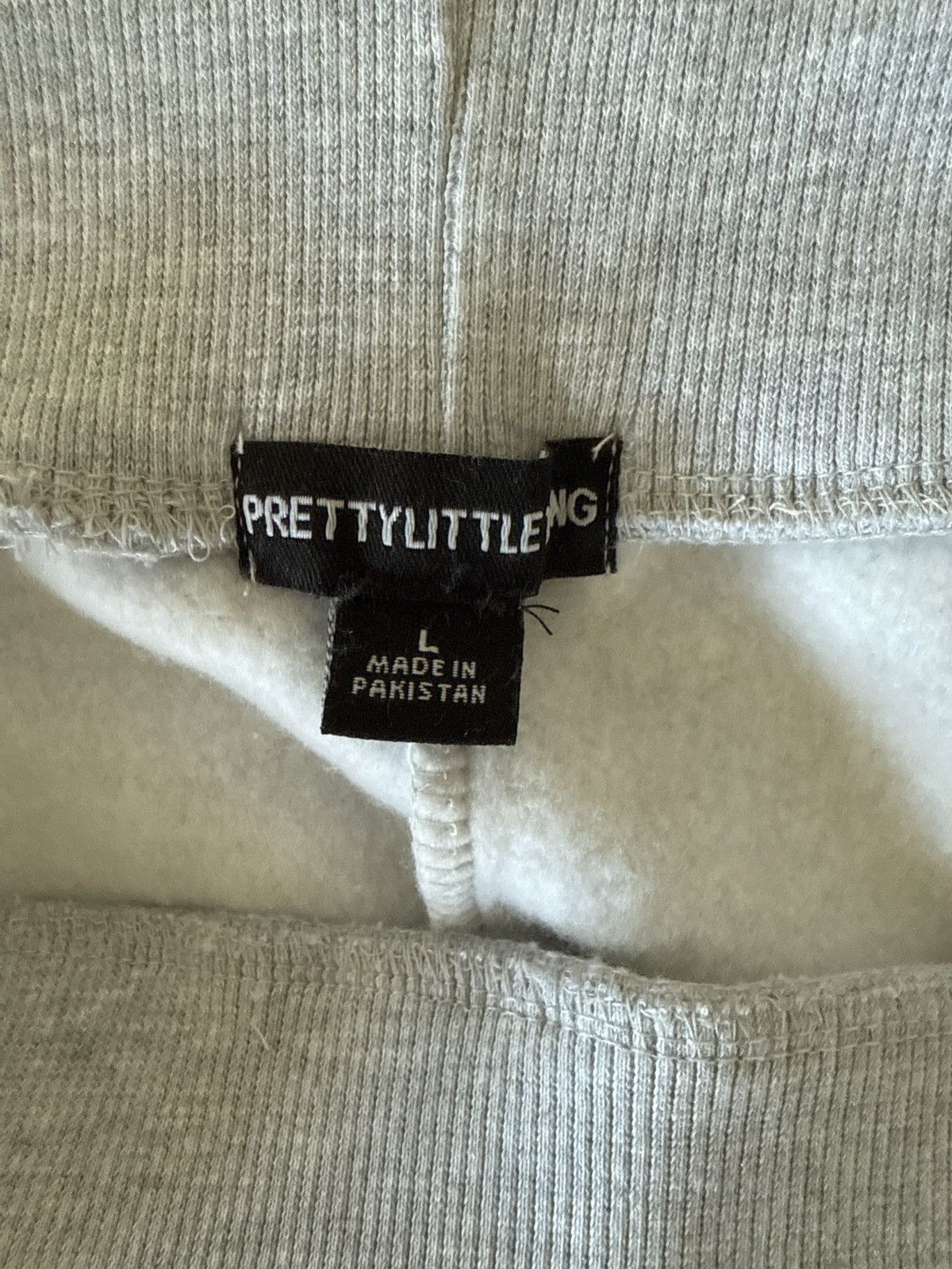 Designer × PrettyLittleThing PrettyLittleThing Gray Jogging Pants Size 34" / US 12 / IT 48 - 3 Thumbnail