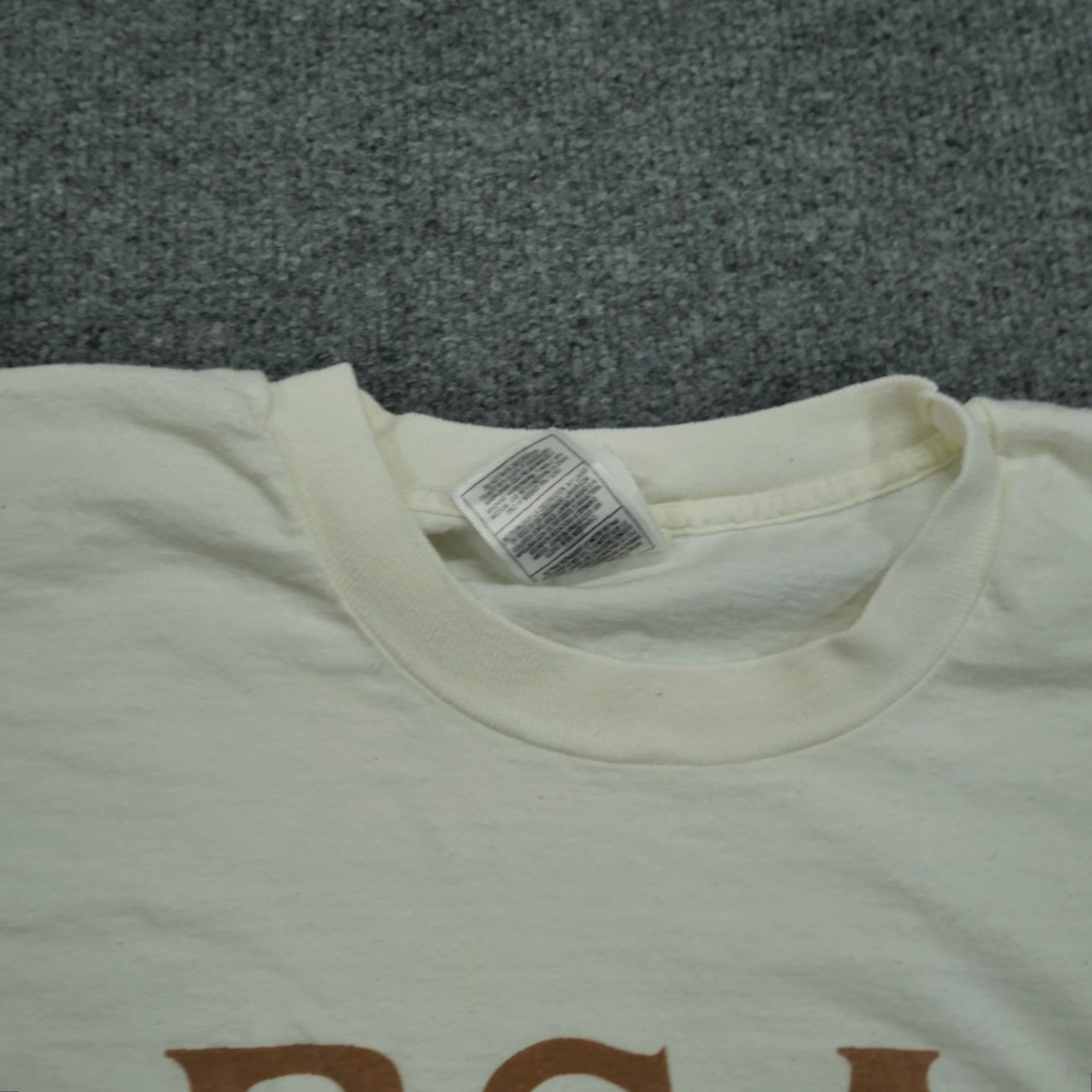 Fruit Of The Loom VINTAGE H Roe Bartle T Shirt Adult XL Cream Boy Scout Camp Distressed BSA 90s Size US XL / EU 56 / 4 - 4 Thumbnail