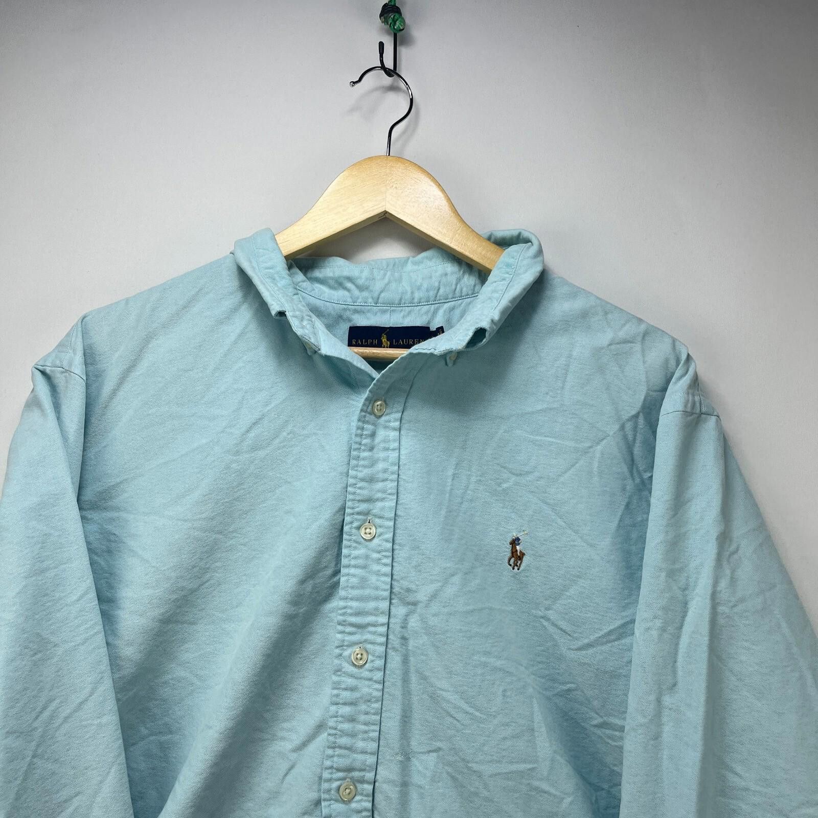 Polo Ralph Lauren Vintage Polo Ralph Lauren Button Up Long Sleeve Shirt 2XL Size US XXL / EU 58 / 5 - 2 Thumbnail