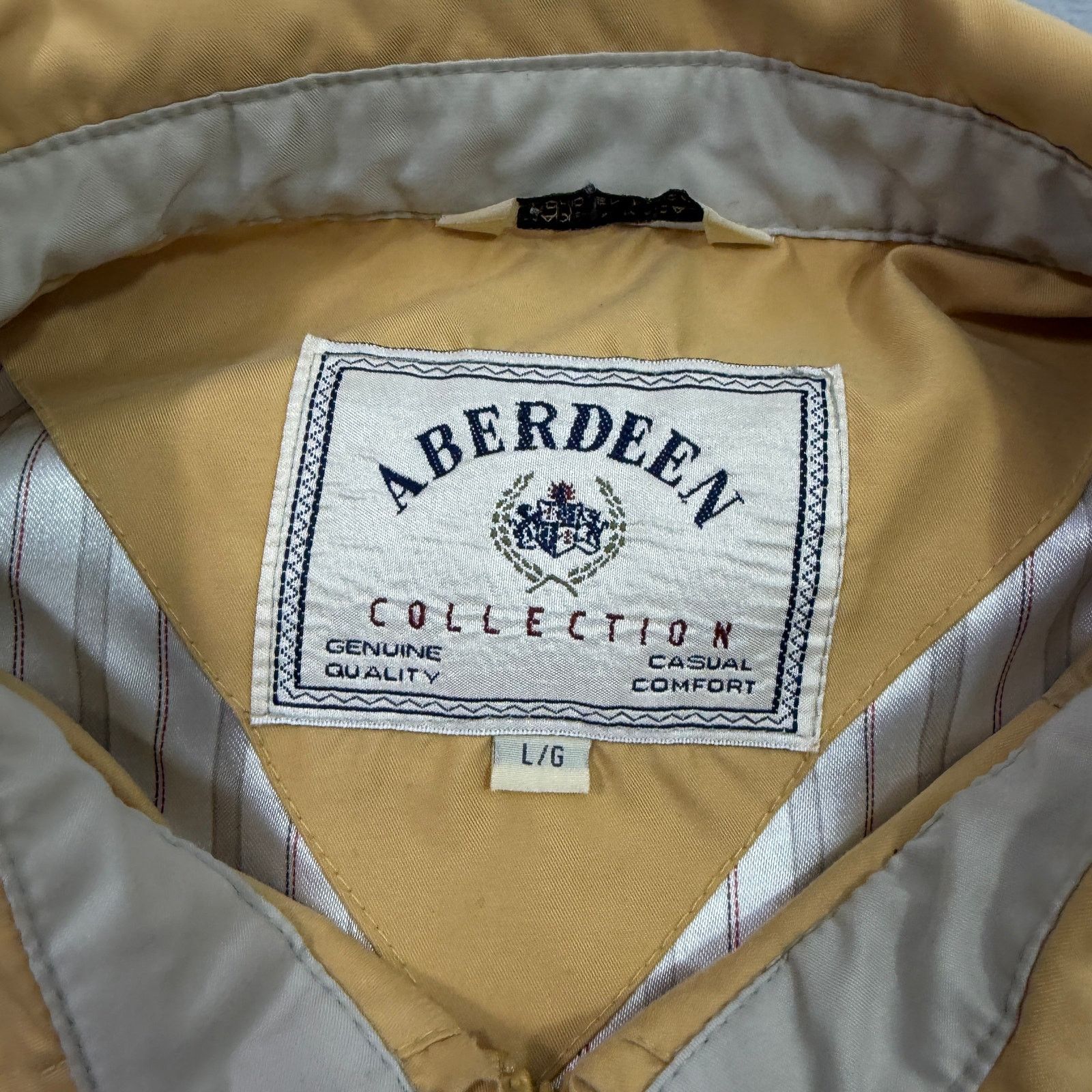 Vintage Vintage Aberdeen Bomber Jacket Men's Large Yellow Full Zip Size US L / EU 52-54 / 3 - 4 Thumbnail
