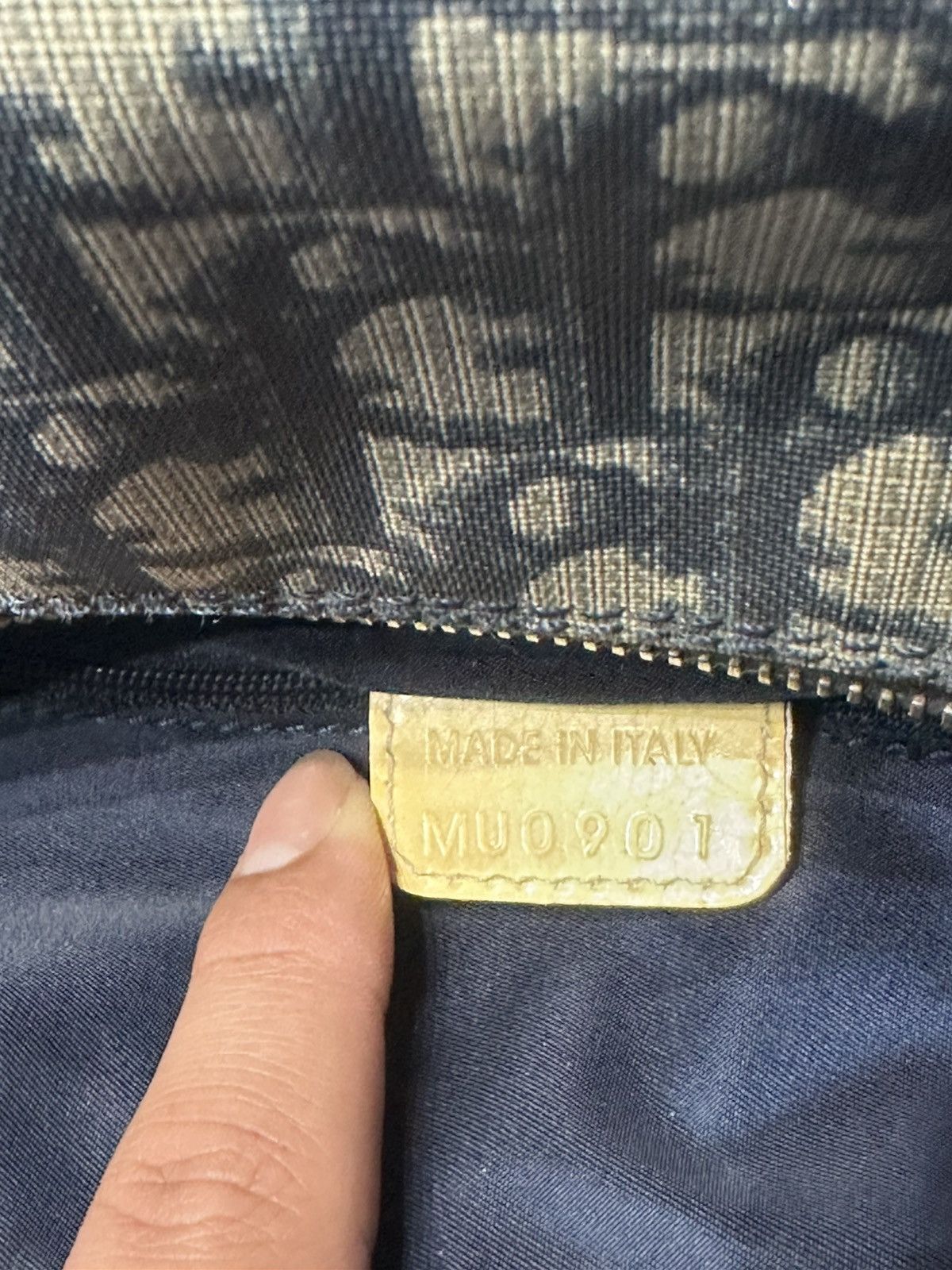 Christian Dior Monsieur × Dior × Vintage Dior Monogram Duffle Bag Blue Vintage Size ONE SIZE - 19 Thumbnail