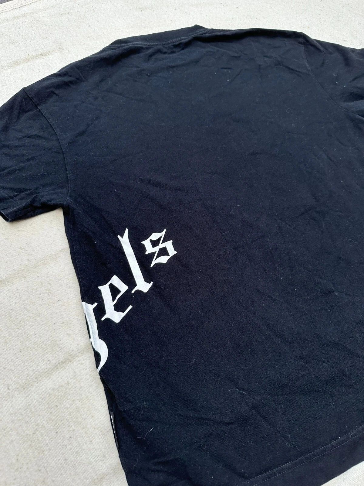 Palm Angels Palm Angels T-Shirt Gothic Big Logo Black Size US M / EU 48-50 / 2 - 4 Thumbnail