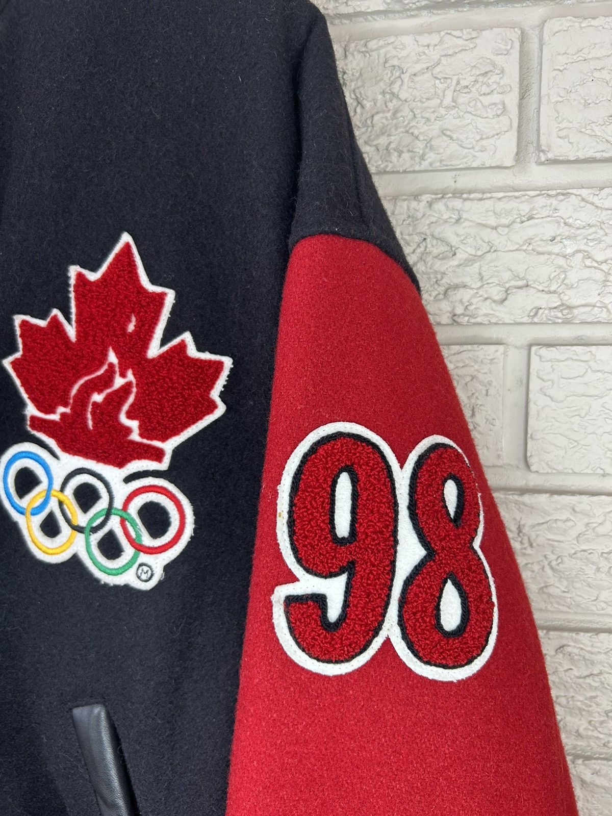 Roots Vintage Roots Team Canada 1998 Nagano Olympic Varsity Jacket Size US XL / EU 56 / 4 - 6 Thumbnail
