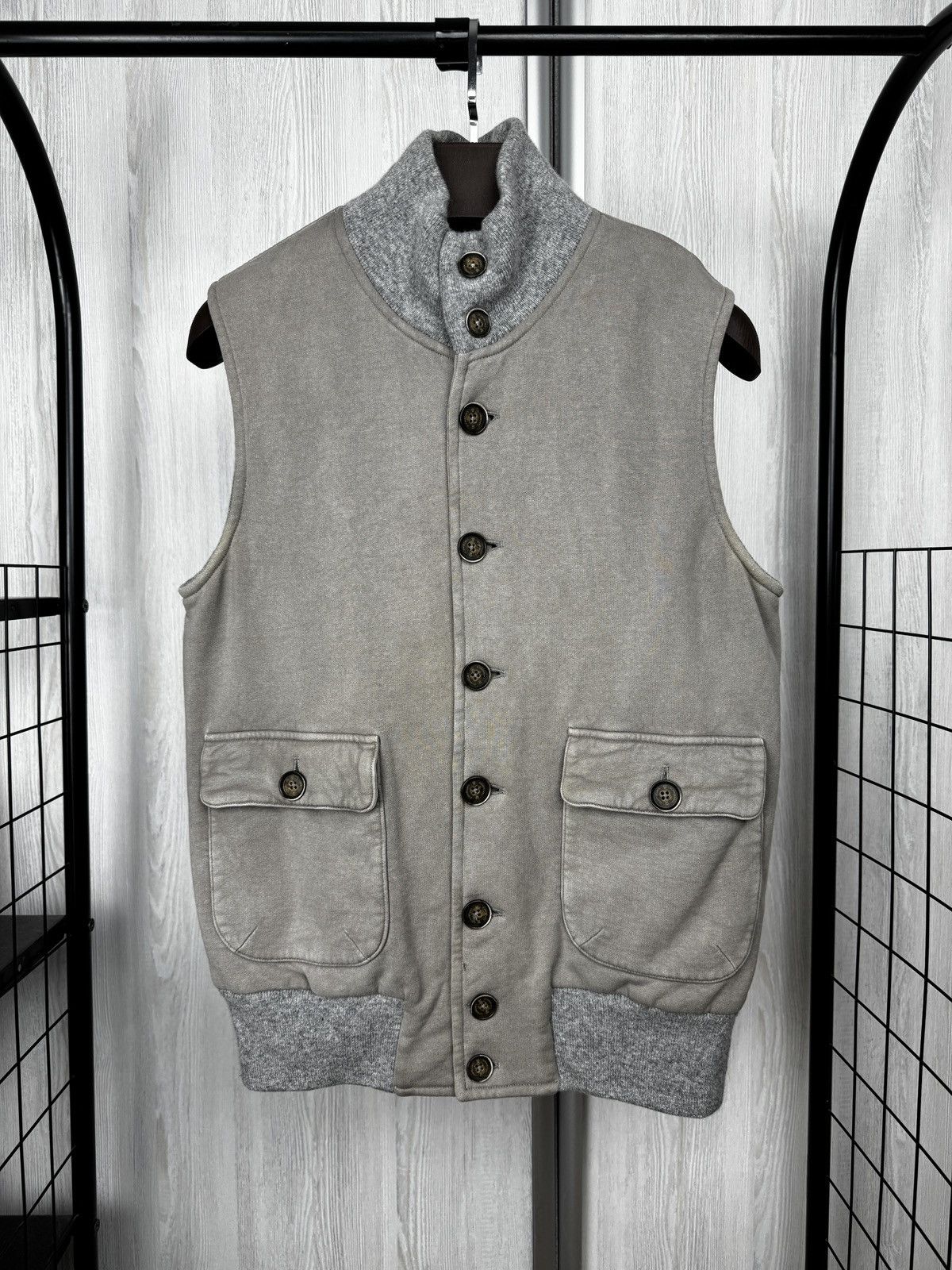 Other Capobianco grey cotton made in italy 2 pockets vest Size US XL / EU 56 / 4 - 2 Thumbnail