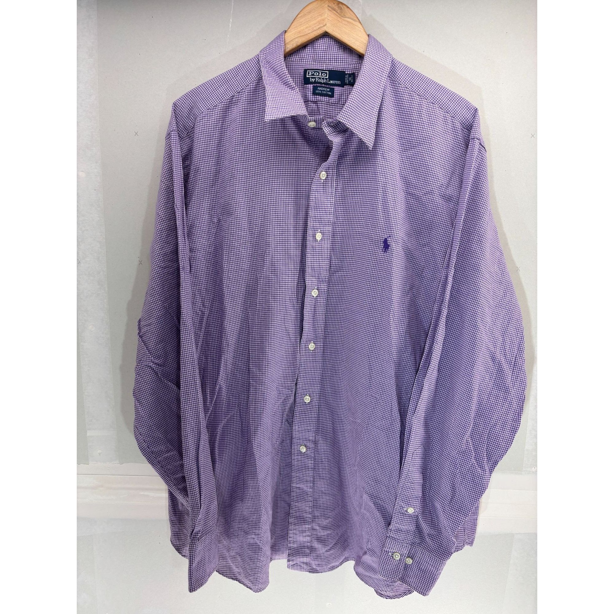 Polo Ralph Lauren Vintage Polo Ralph Lauren Andrew Mens Checkered Long Sleeve Size US XXL / EU 58 / 5 - 1 Thumbnail
