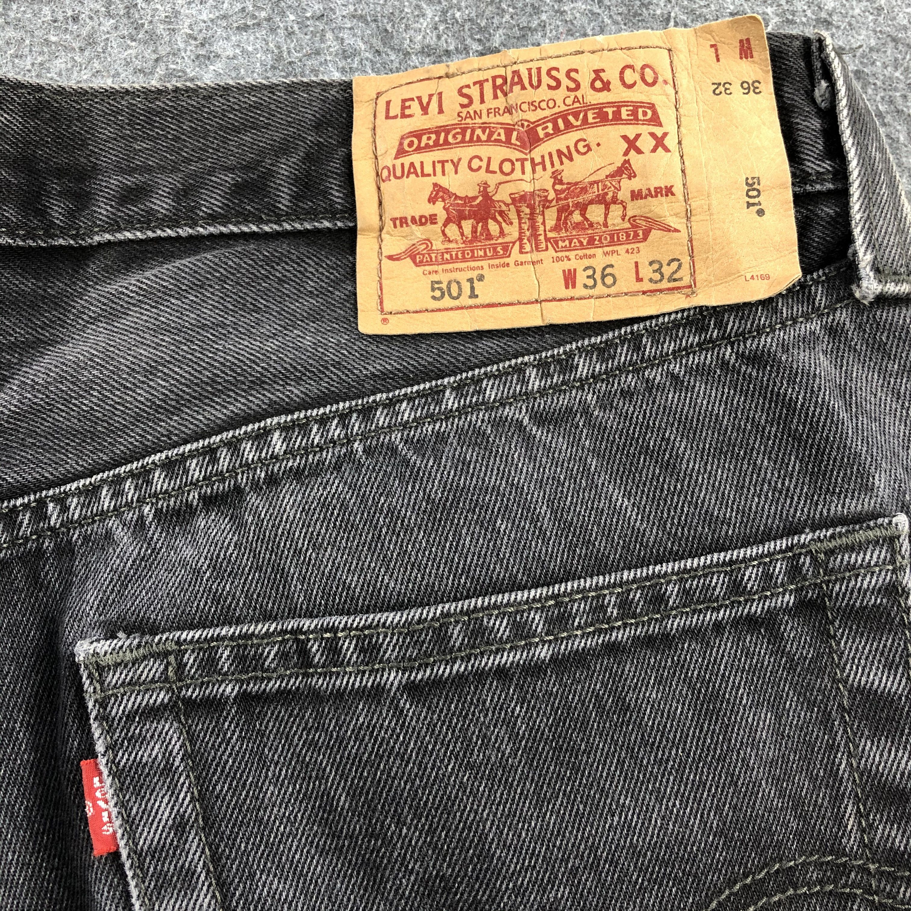 Levi's Vintage Distress Levis 501 Jeans-JM1502 Size US 36 / EU 52 - 7 Thumbnail