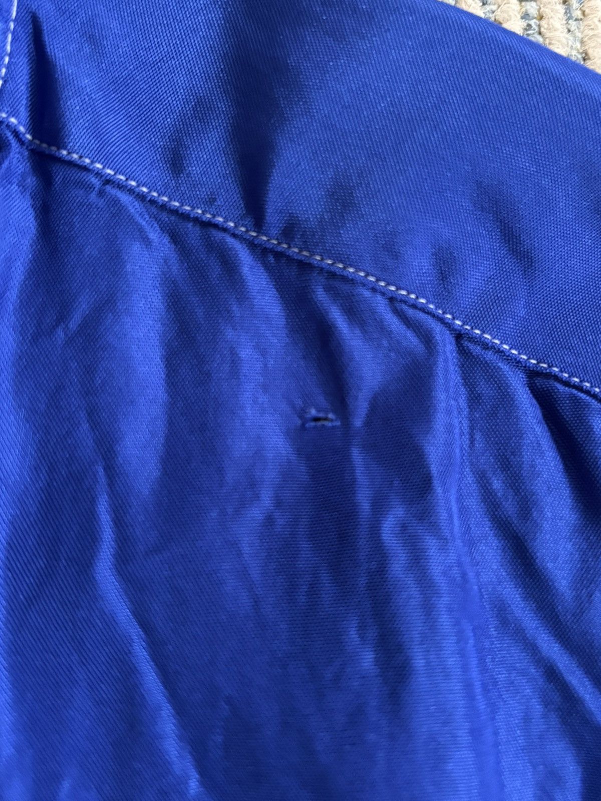 Comme des Garcons CDG Homme 2008 Textured Blue Shirt Size US XS / EU 42 / 0 - 7 Thumbnail